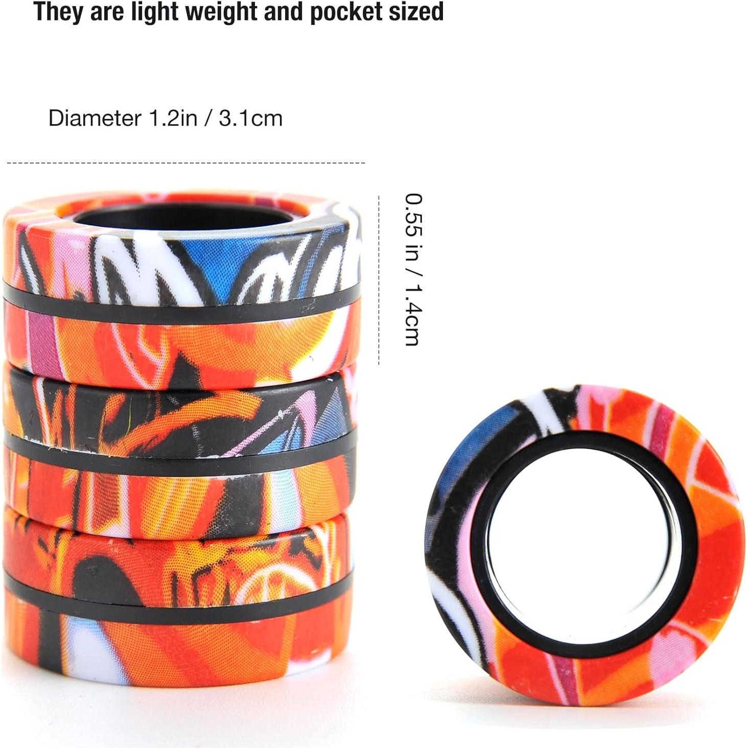 PowerTRC Juego de 3 Anillos Magnéticos Antiestrés para Adultos y Niños