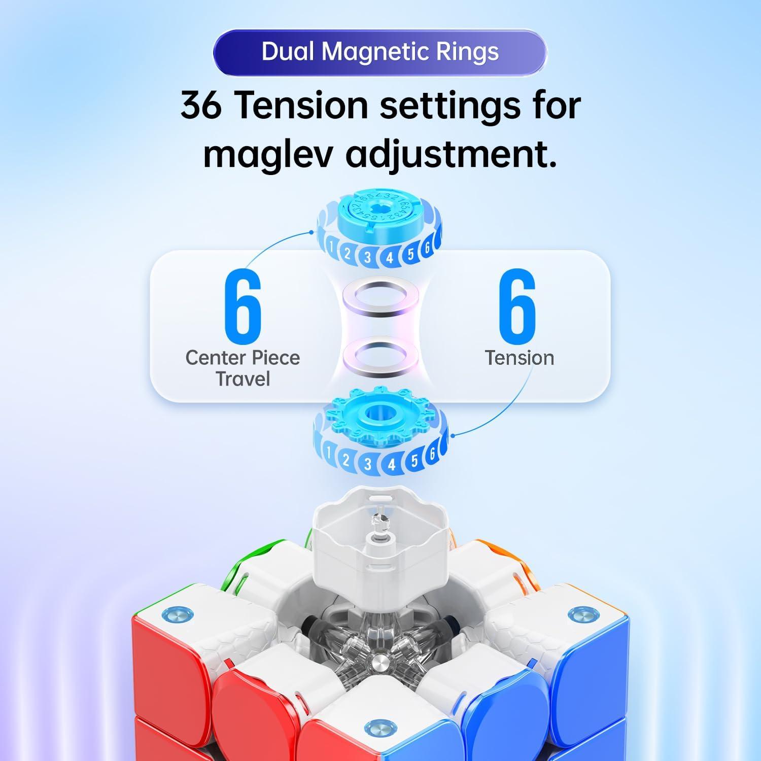 Cubo GAN 356 Maglev 3x3 Magnético Auto-Alineación 30°+