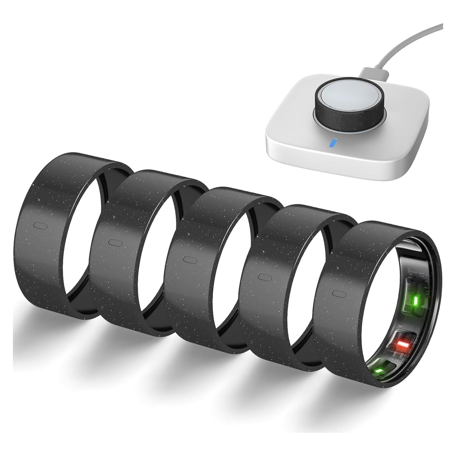 Cubiertas de Anillo Oura Ring Gen 4/3 - 5 Pack TPU Negro