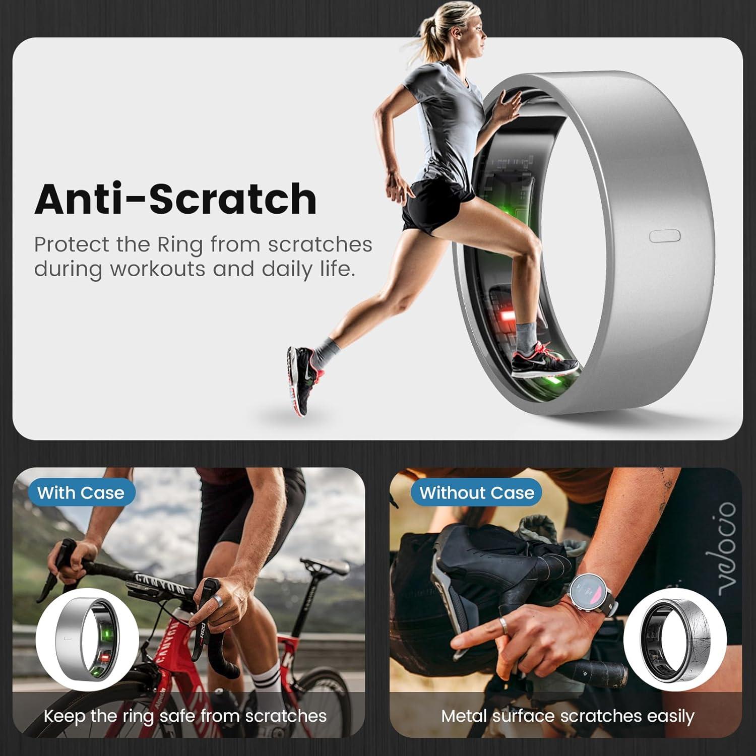 Cubiertas de Anillo Oura Ring Gen 4/3 - 5 Pack TPU Negro