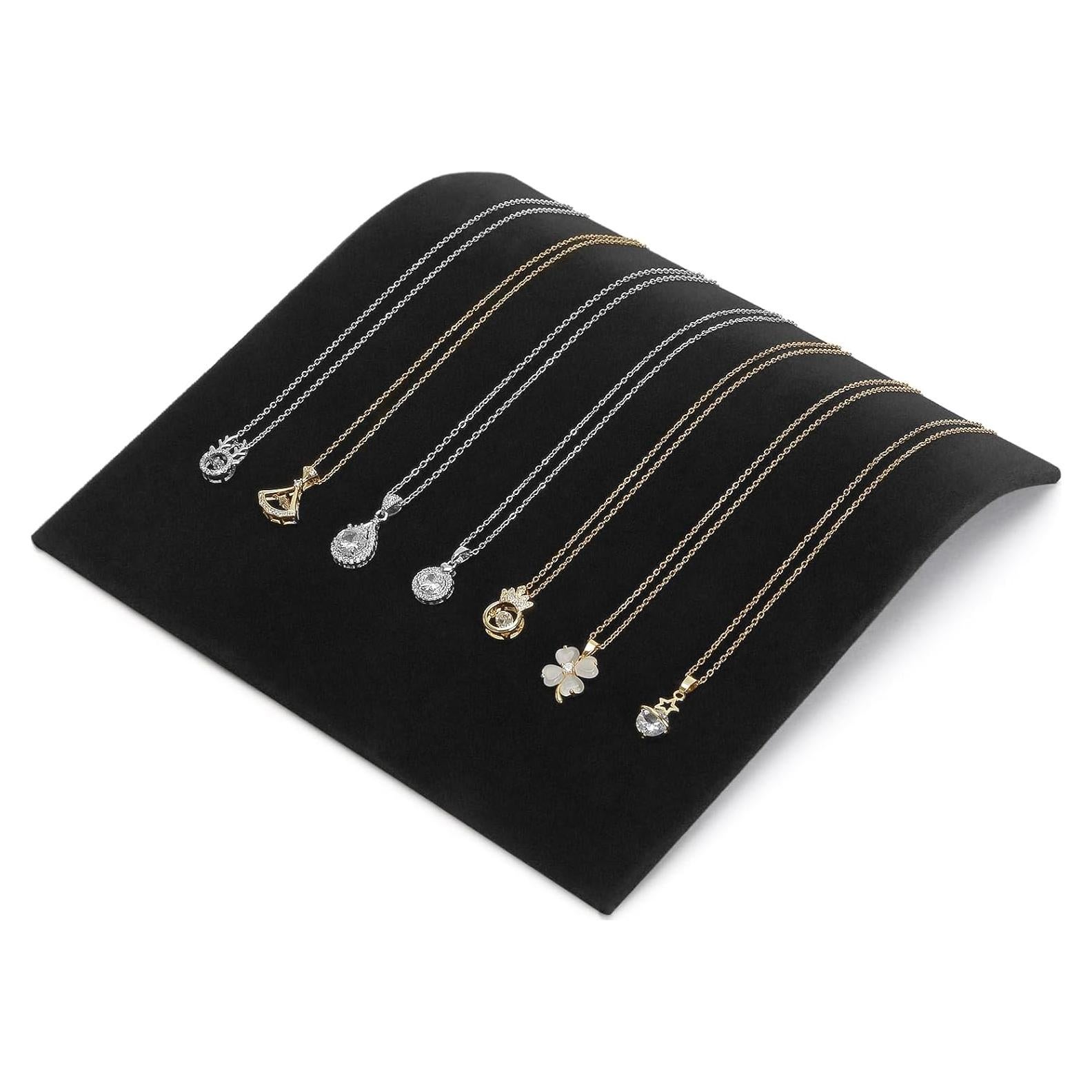 Soporte de Exhibición de Joyería KUKUVR en Terciopelo Negro