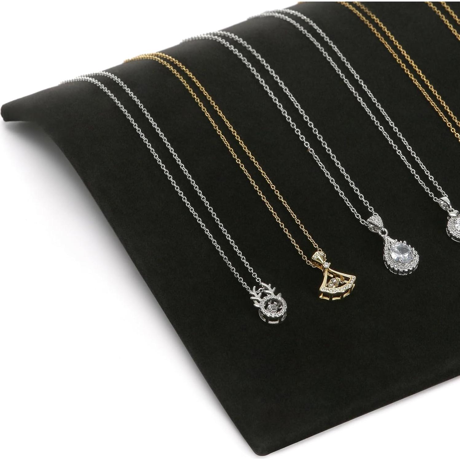 Soporte de Exhibición de Joyería KUKUVR en Terciopelo Negro