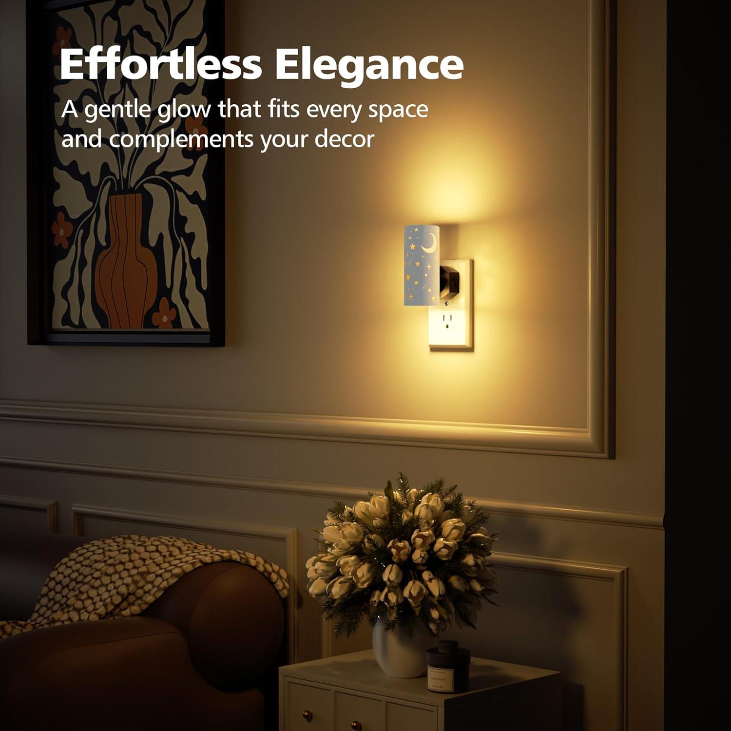 Luces Nocturnas LED DALUXshop 3000K Regulables 2 Piezas