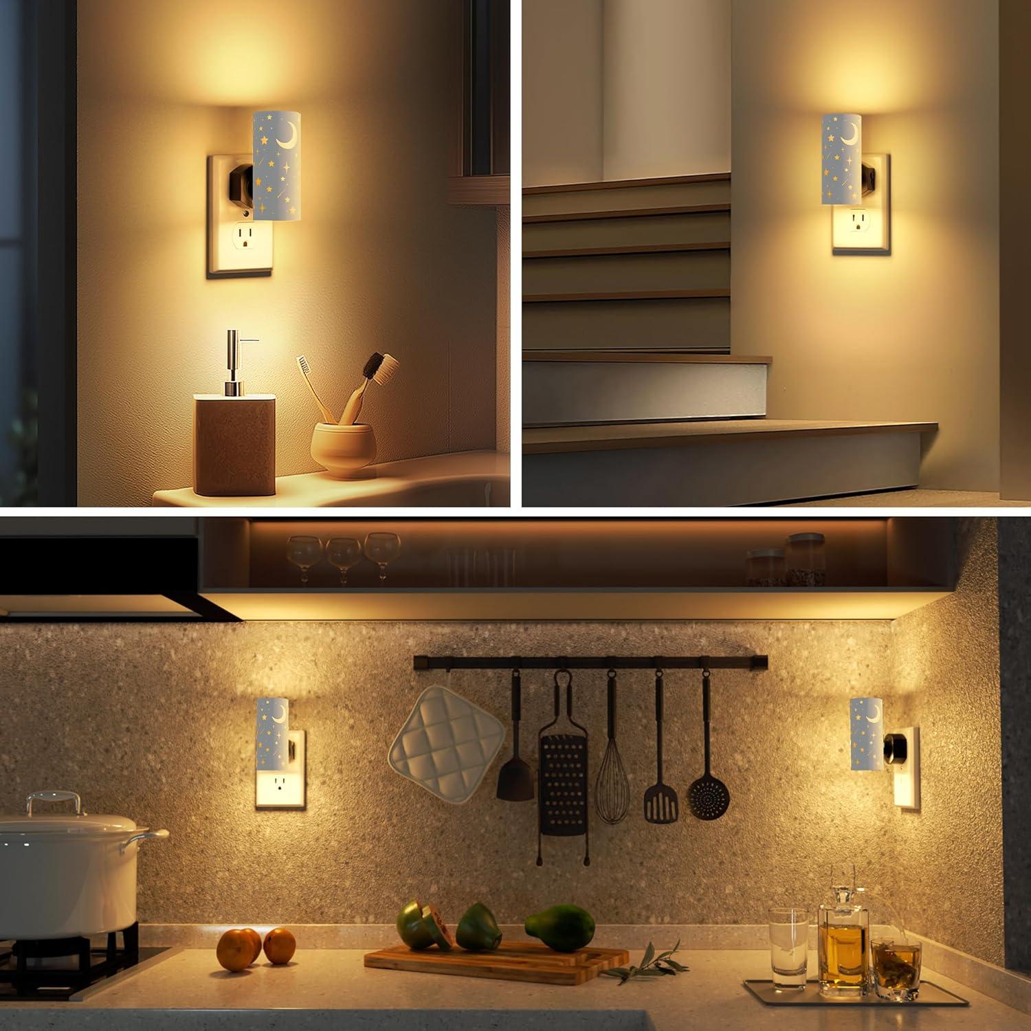 Luces Nocturnas LED DALUXshop 3000K Regulables 2 Piezas