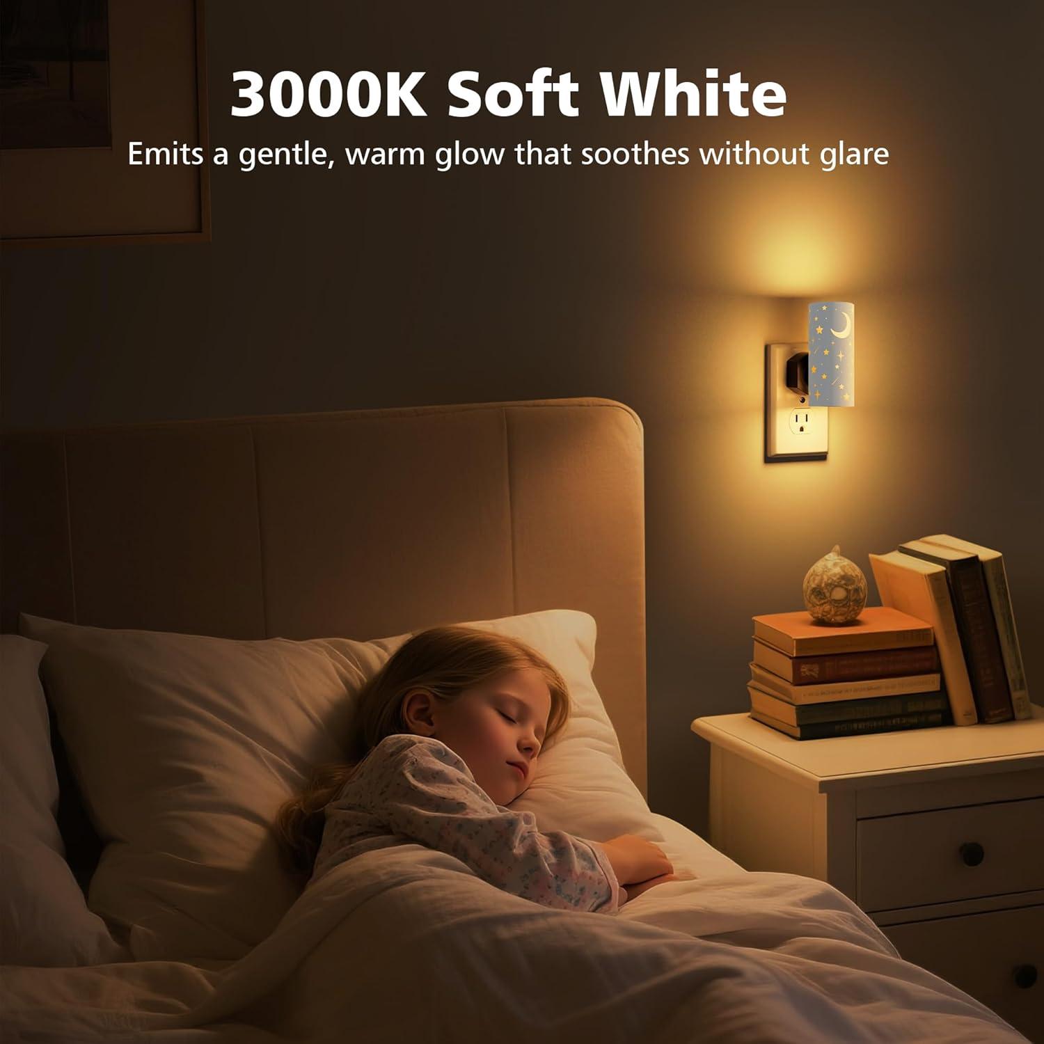 Luces Nocturnas LED DALUXshop 3000K Regulables 2 Piezas