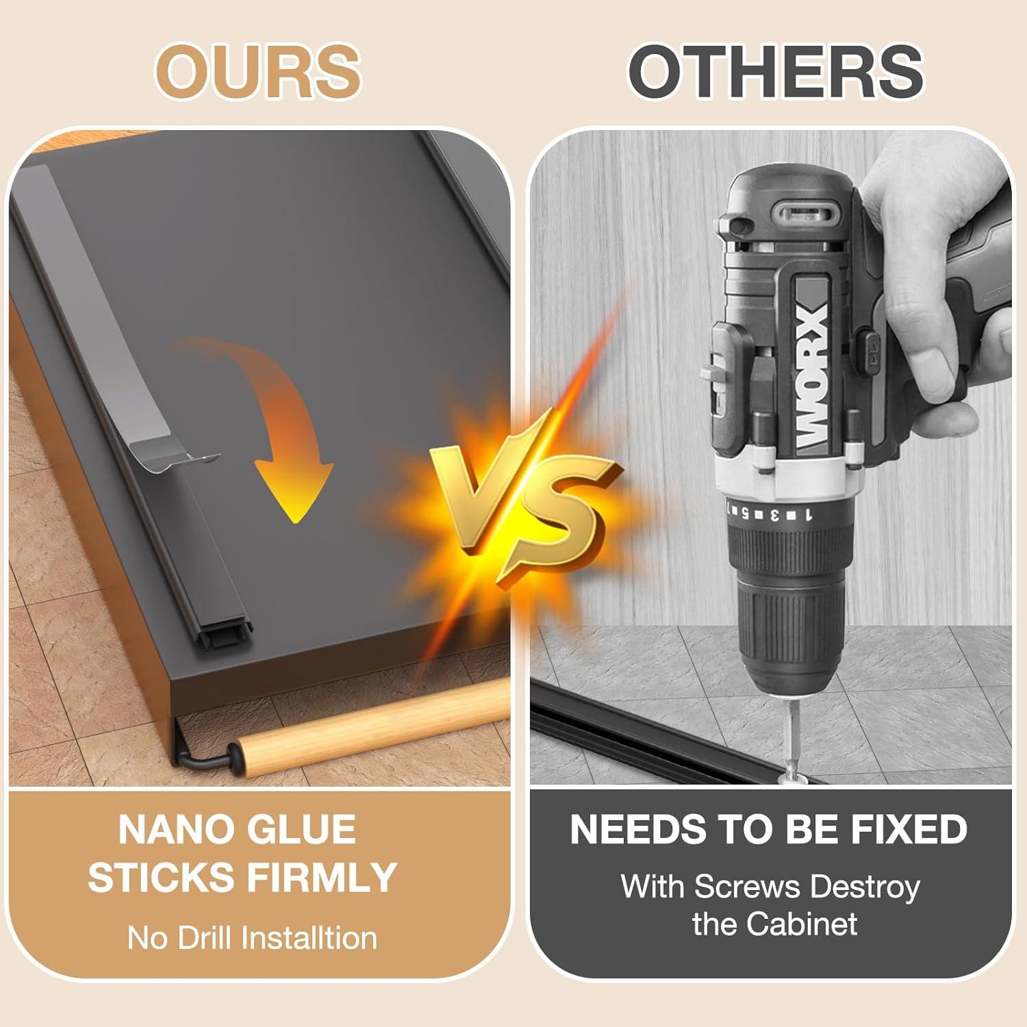 Organizador Extraíble Hocookeper Negro 40.64x30.48 cm para Cocina