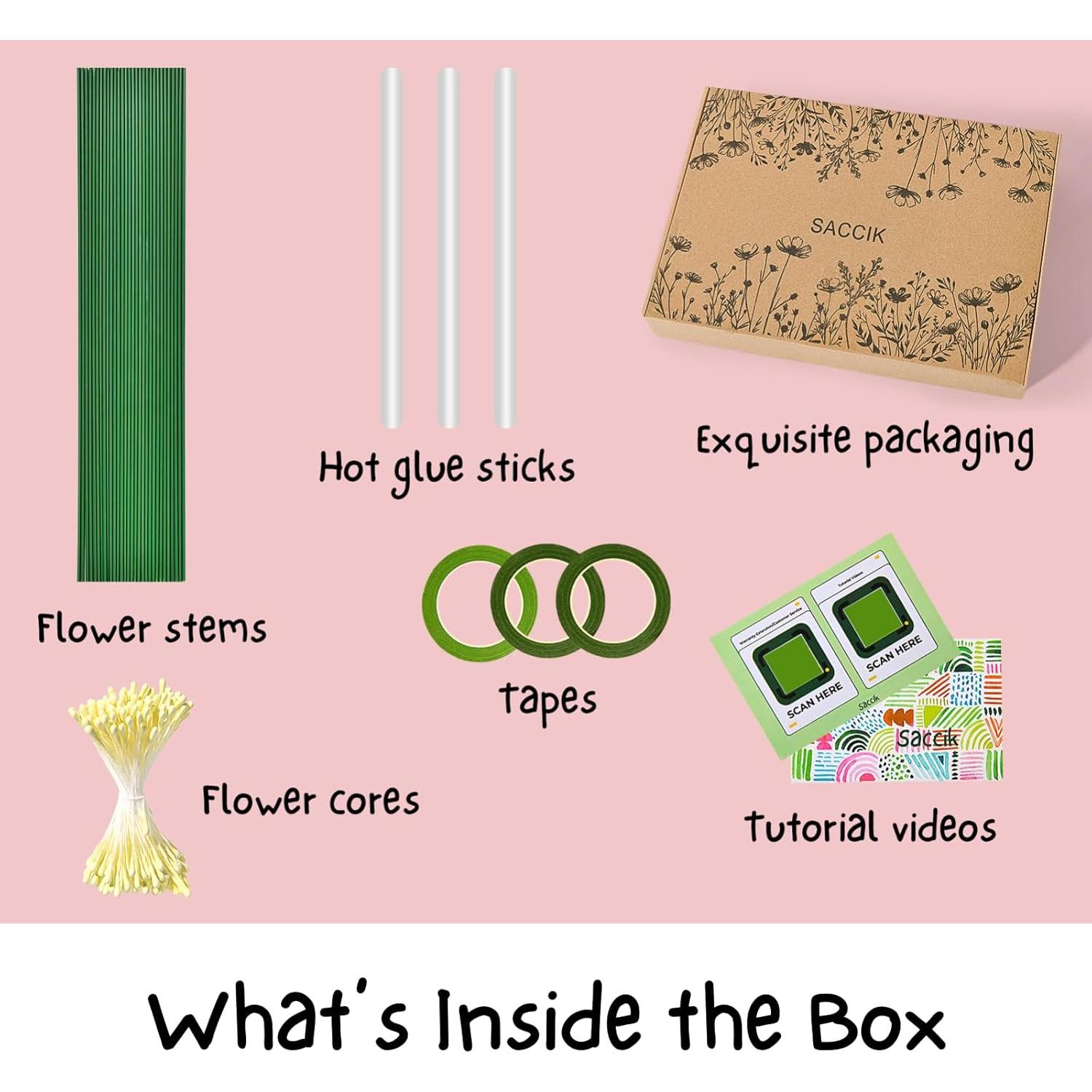 Kit de Limpiapipas Rosa Saccik 500 Piezas para Manualidades