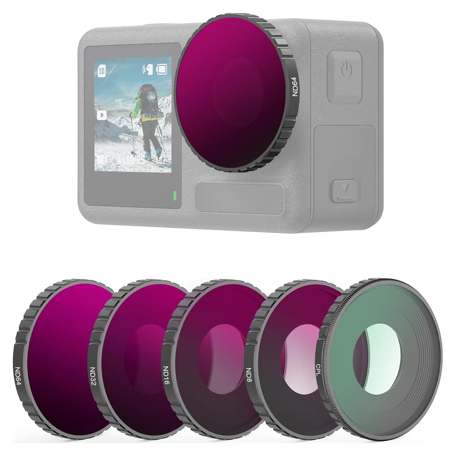 Kit de Filtros ND y CPL NEEWER para DJI Osmo Action 3