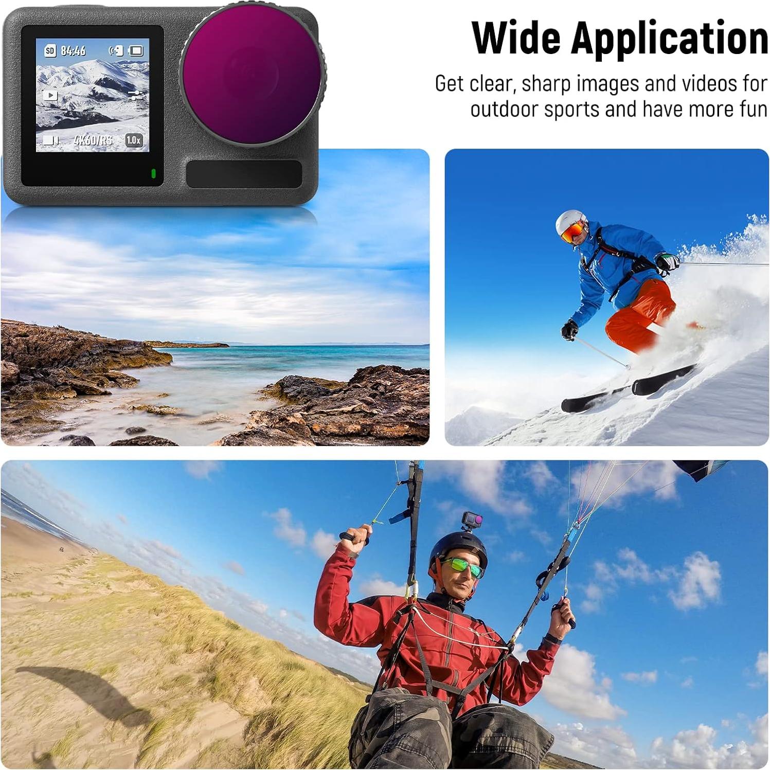 Kit de Filtros ND y CPL NEEWER para DJI Osmo Action 3