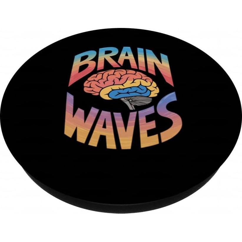 PopSockets Adhesivo PopGrip Olas Cerebrales Diseño Caricatura