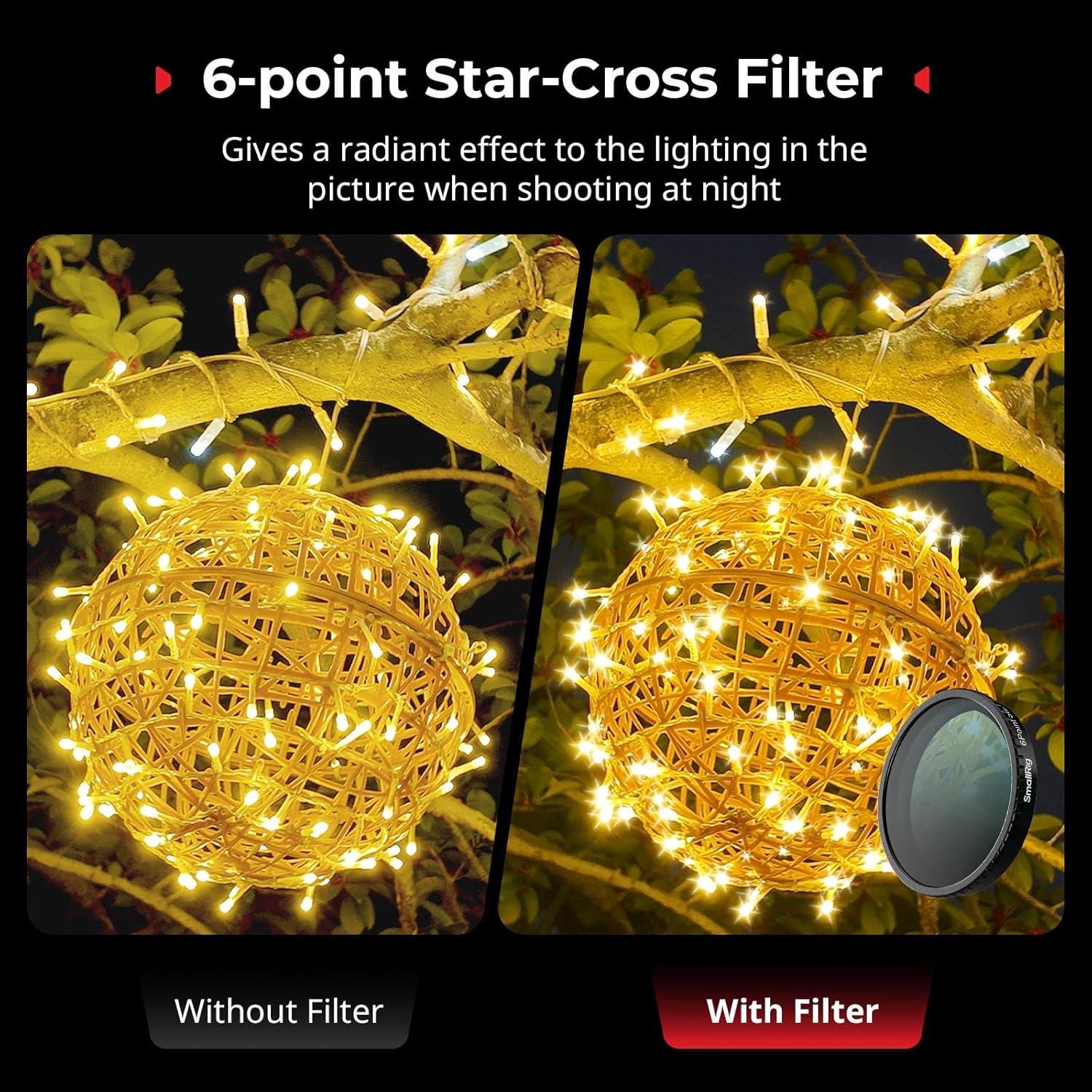 Kit de Filtros SmallRig 5 en 1 para DJI Osmo Action 5 Pro/4