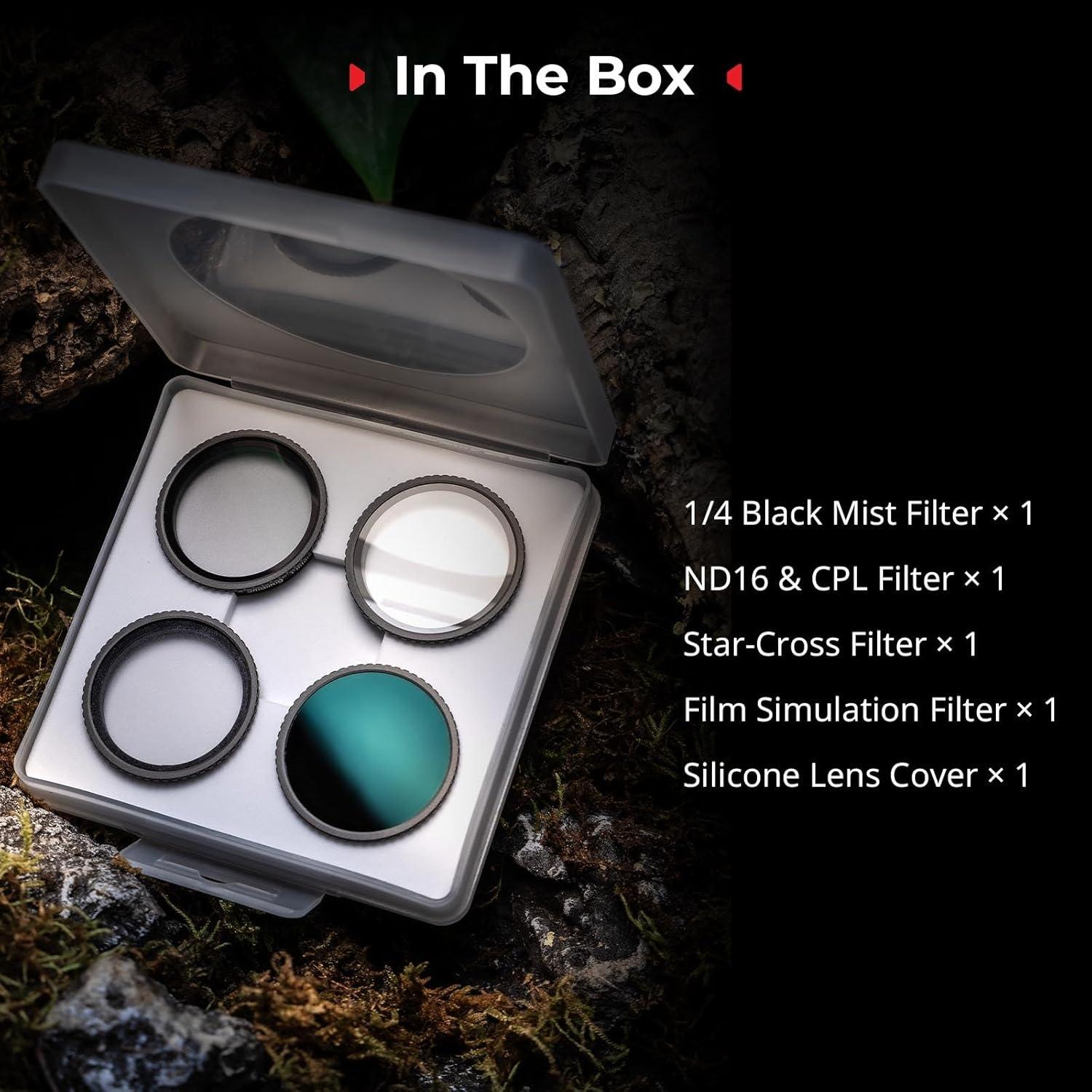 Kit de Filtros SmallRig 5 en 1 para DJI Osmo Action 5 Pro/4