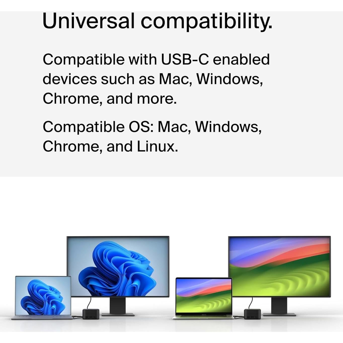 Dock Belkin USB-C 6-en-1 GaN 130W HDMI 4K y Ethernet