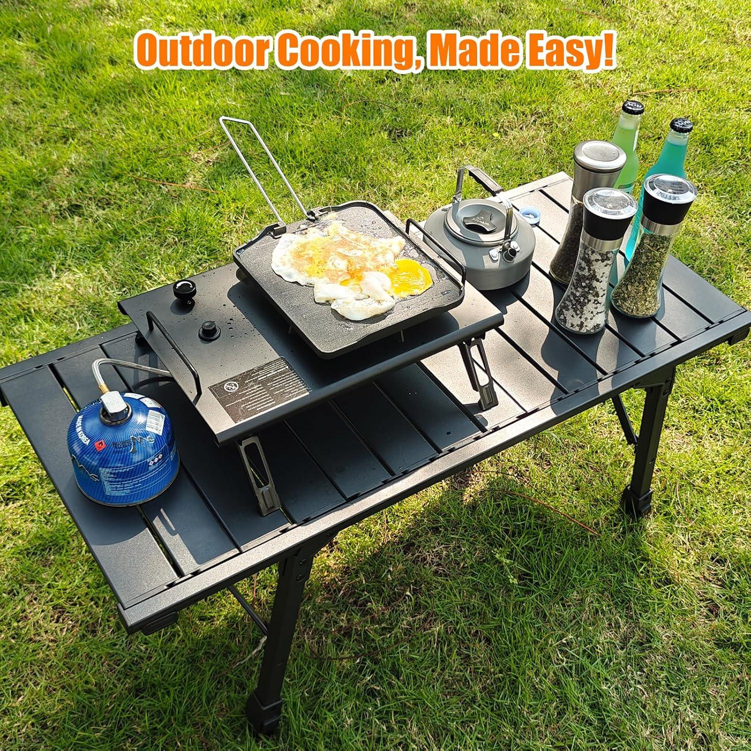 Estufa de Camping IGT Portátil 4000W con Bolsa de Transporte