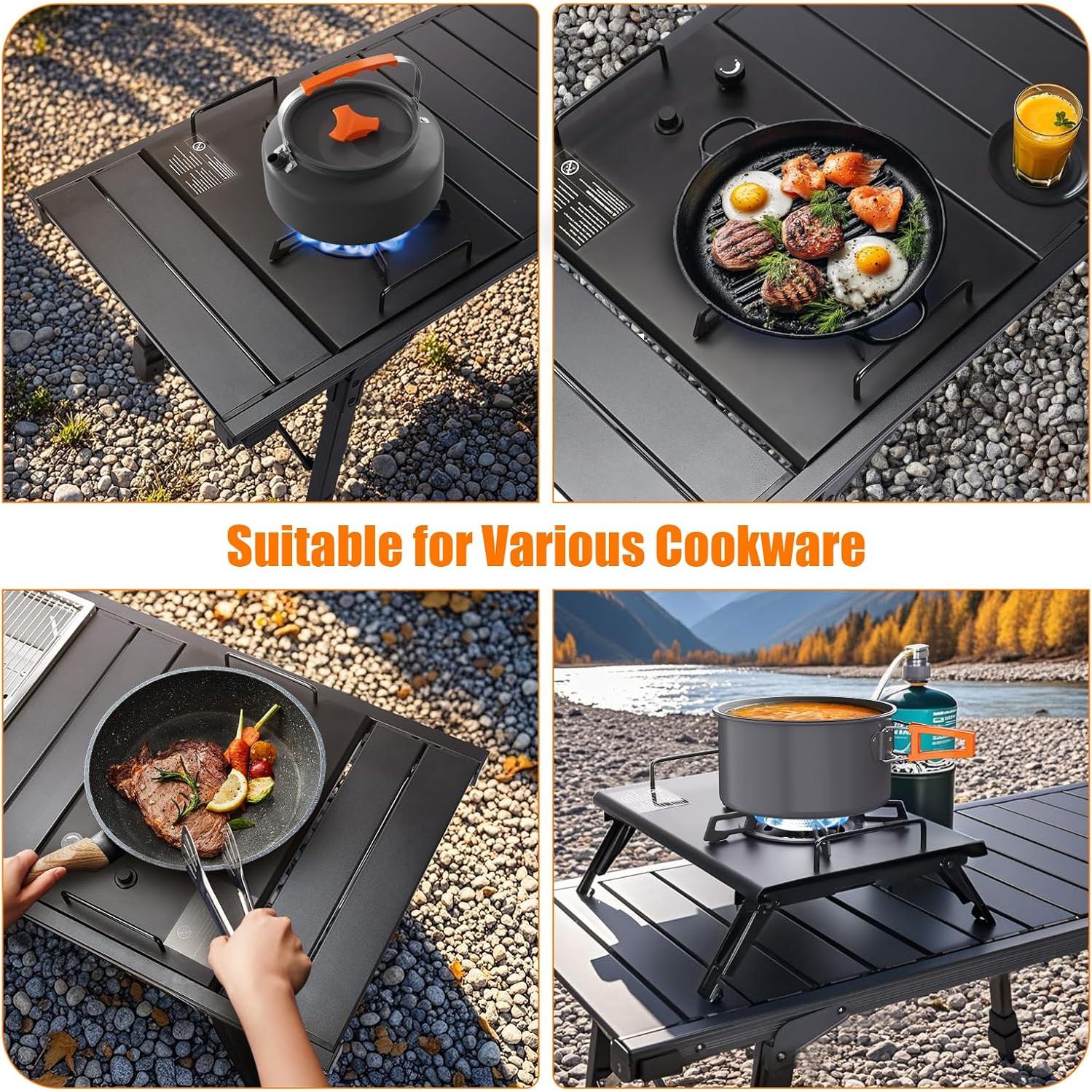 Estufa de Camping IGT Portátil 4000W con Bolsa de Transporte