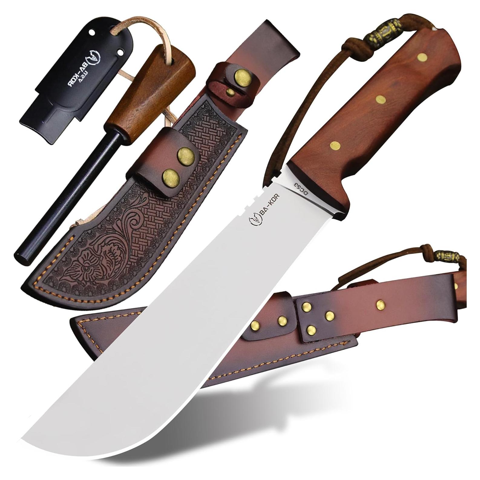 Cuchillo Fijo BA-KOR DC53 35cm Mango Completo con Funda