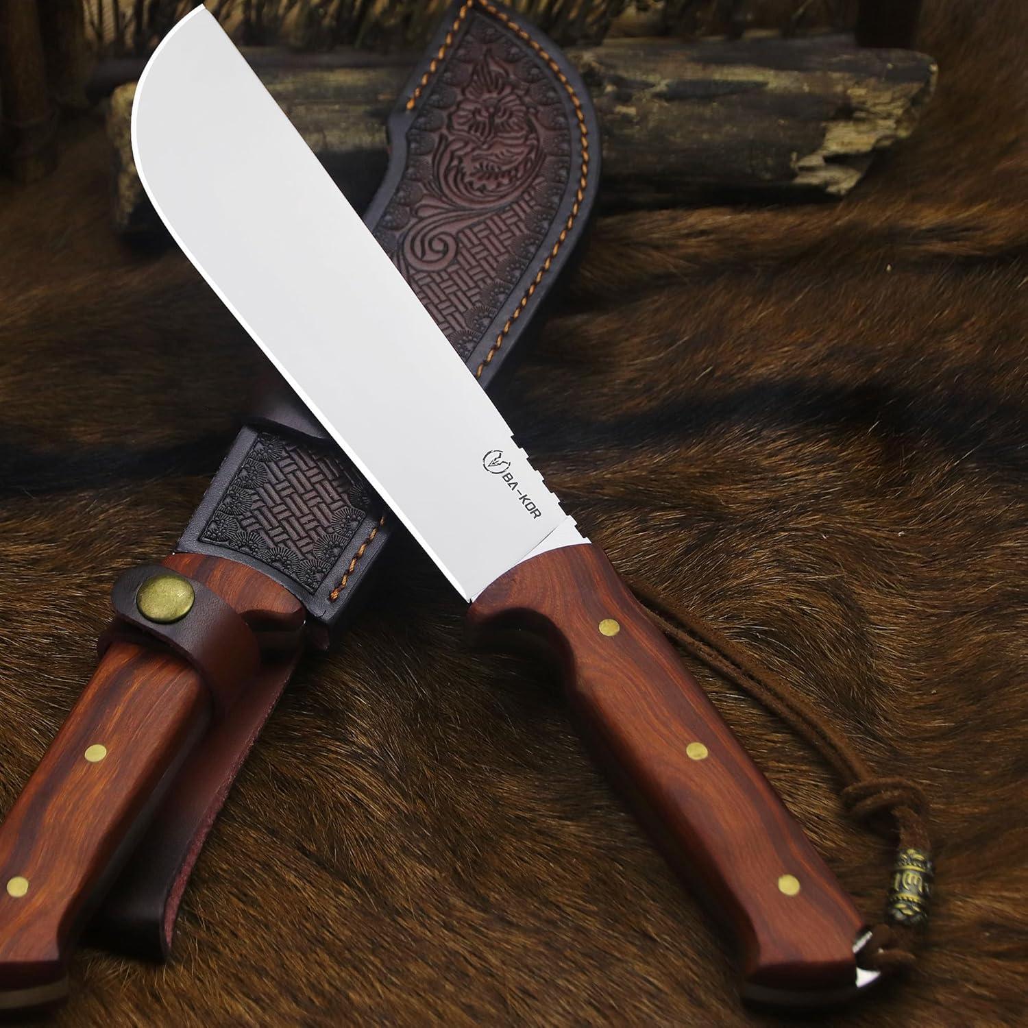 Cuchillo Fijo BA-KOR DC53 35cm Mango Completo con Funda