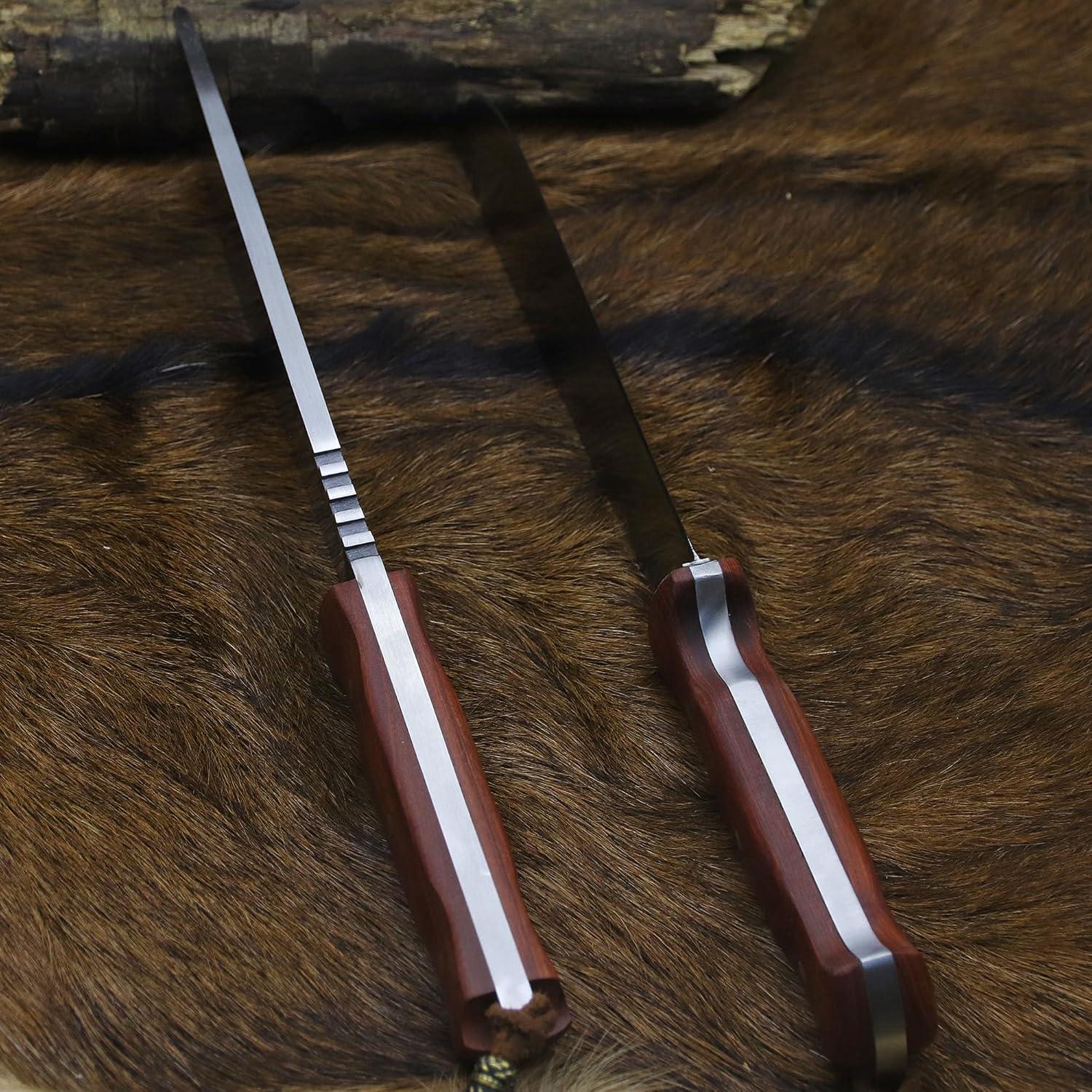 Cuchillo Fijo BA-KOR DC53 35cm Mango Completo con Funda