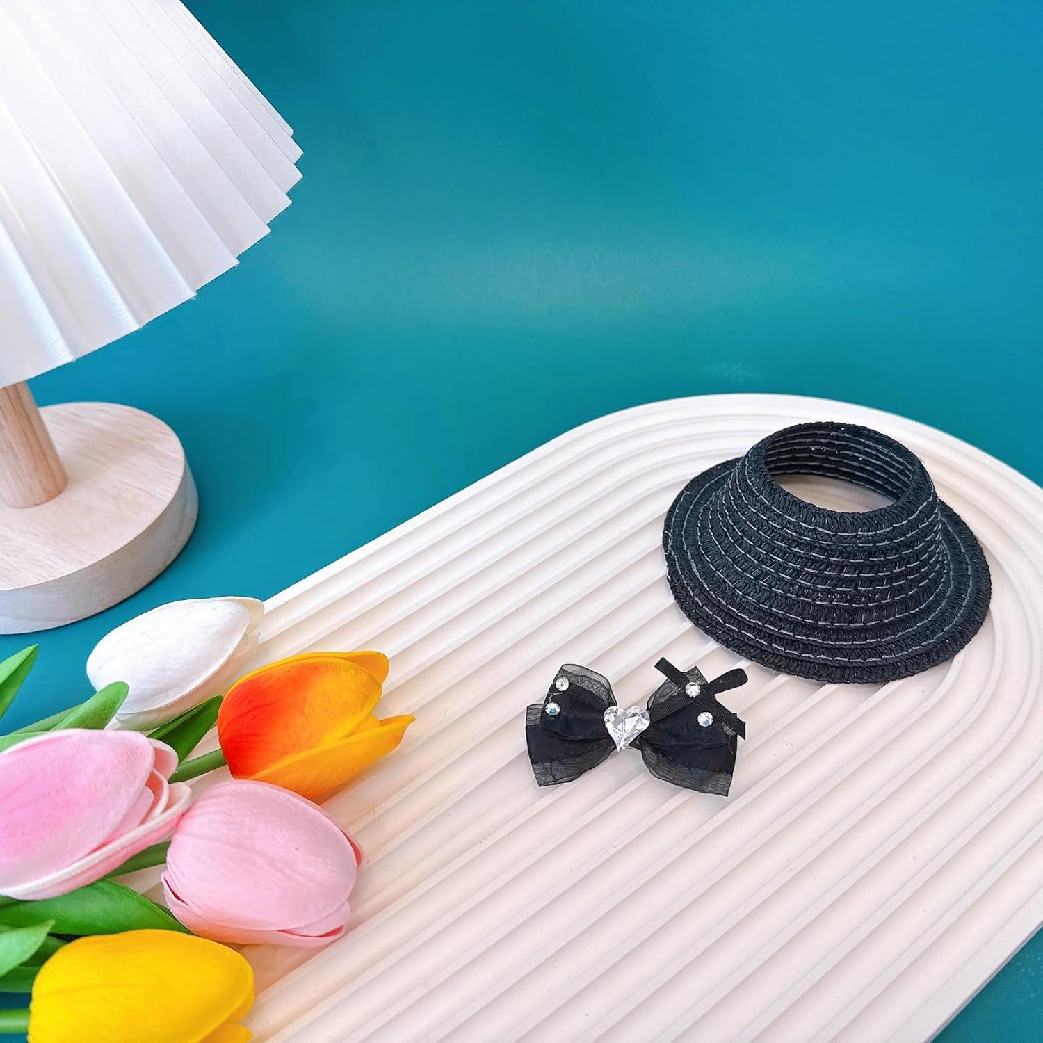 Conjunto de Ropa para Muñecas Anpilar - Vestido Negro y Sombrero