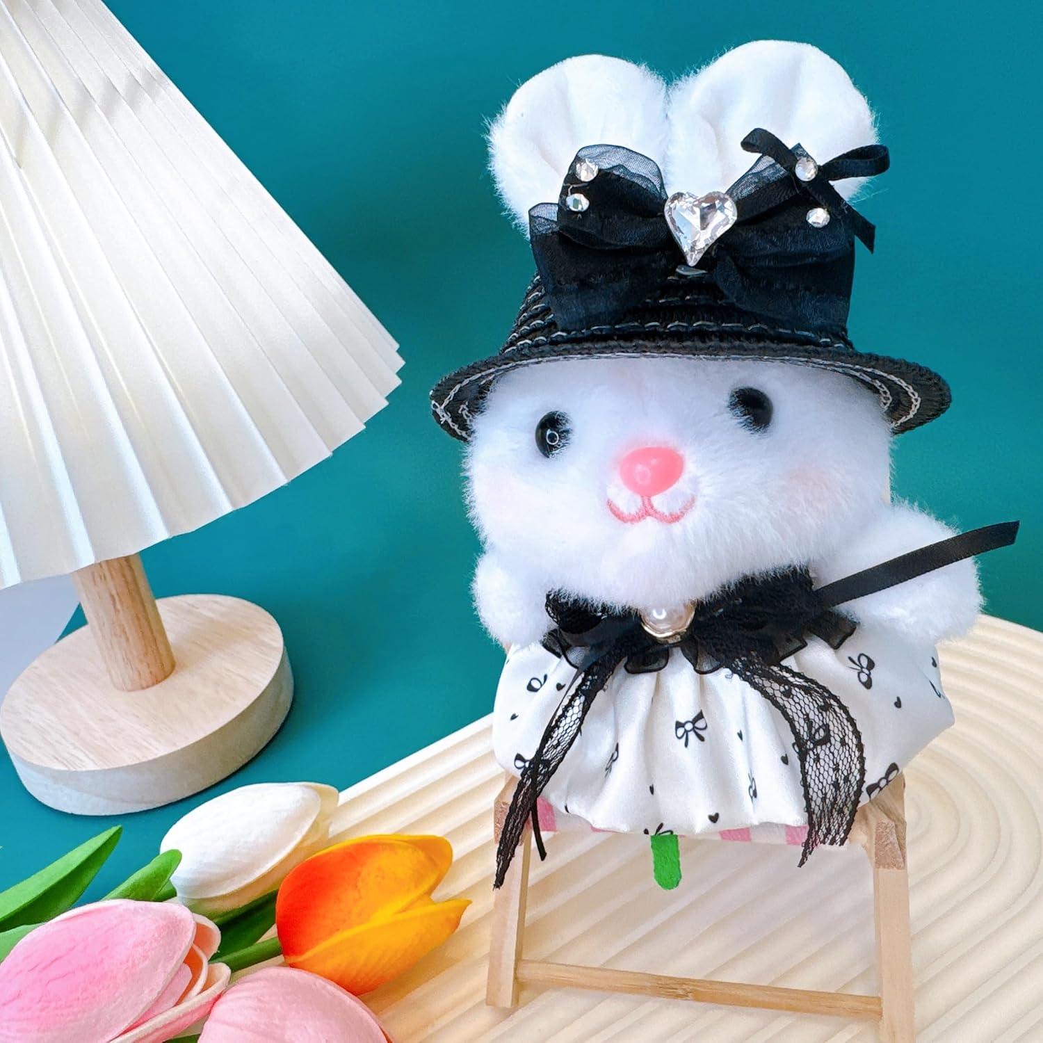 Conjunto de Ropa para Muñecas Anpilar - Vestido Negro y Sombrero