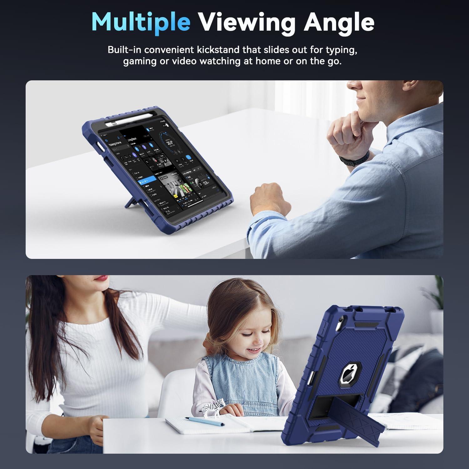 Funda Grifobes para iPad 11" A16 y 10.9" 10ª Gen Azul Marino