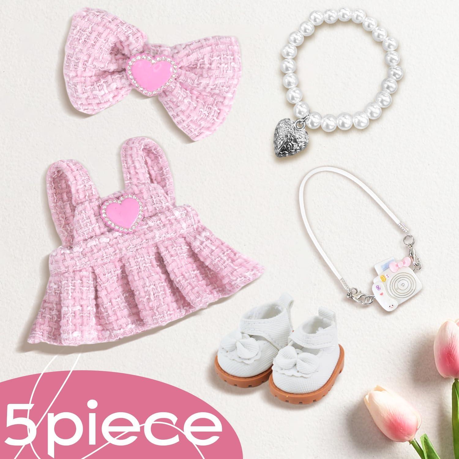 Conjunto de Ropa para Muñeca de 17 cm Gyothrig 5 Piezas