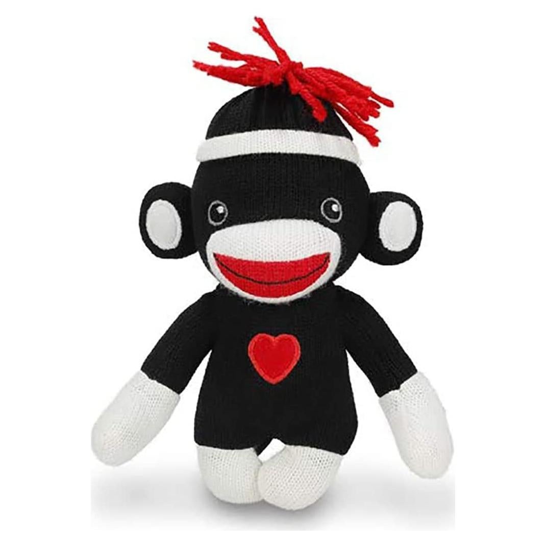 Mono de Calcetín Negro Hecho por Alienígenas 15 cm Peluche