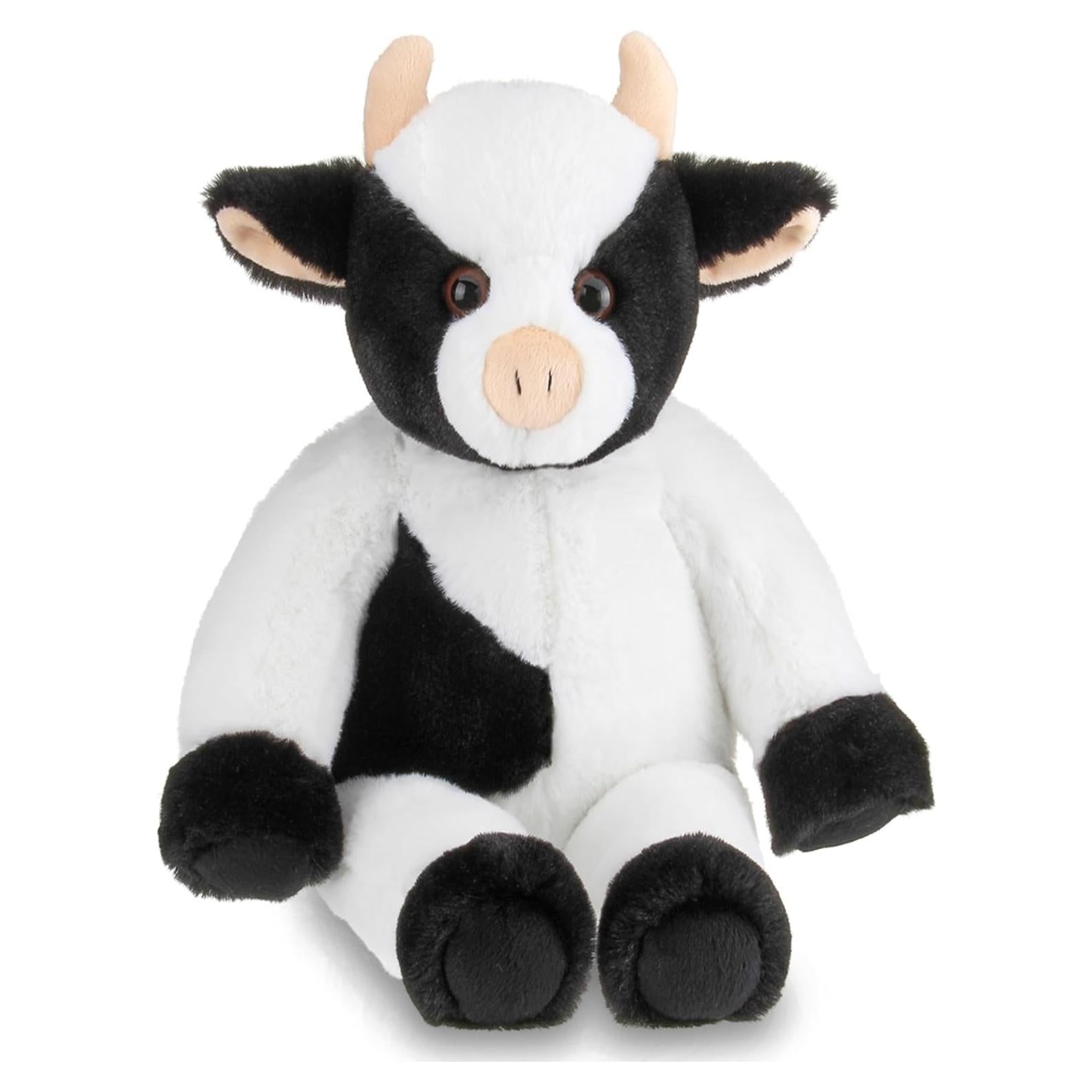 Peluches Bearington Cowlin Vaca 38 cm Negro y Blanco