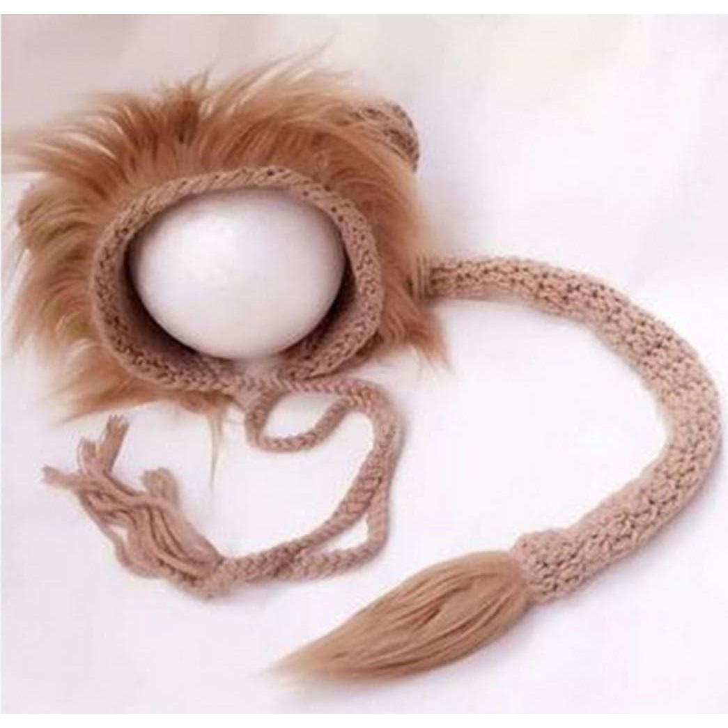 Sombrero y Cola de León para Bebés Vedory - Accesorios Fotografía