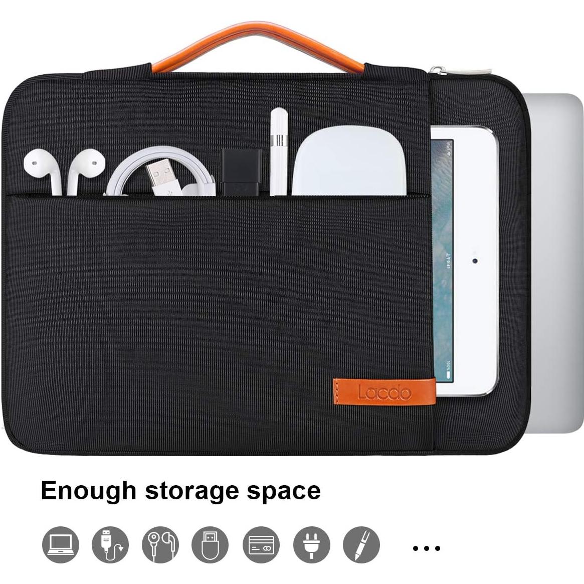 Funda Protectora Lacdo 360° para Laptop 15" Resistente al Agua