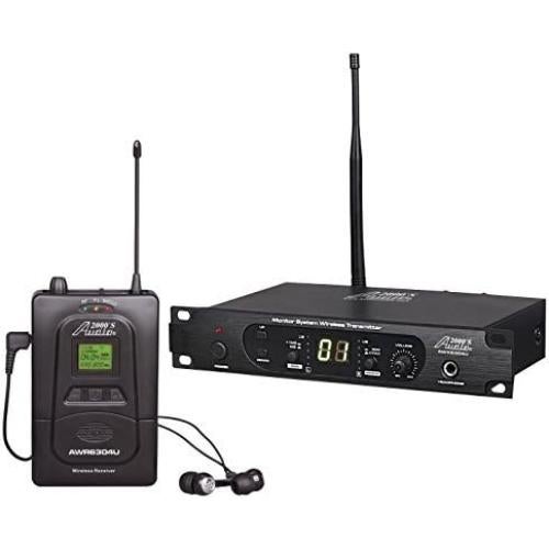 Sistema de Monitoreo In-Ear Audio2000'S AWM6306U 4 Receptores