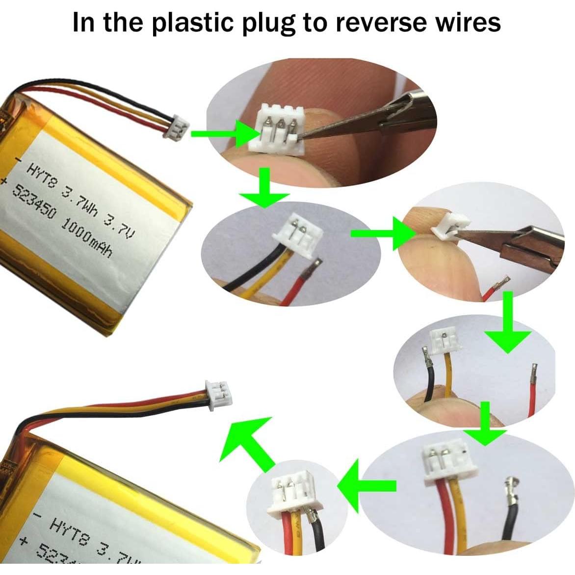 Batería recargable AOLIKES 523450 3.7V 1000mAh para Corsair