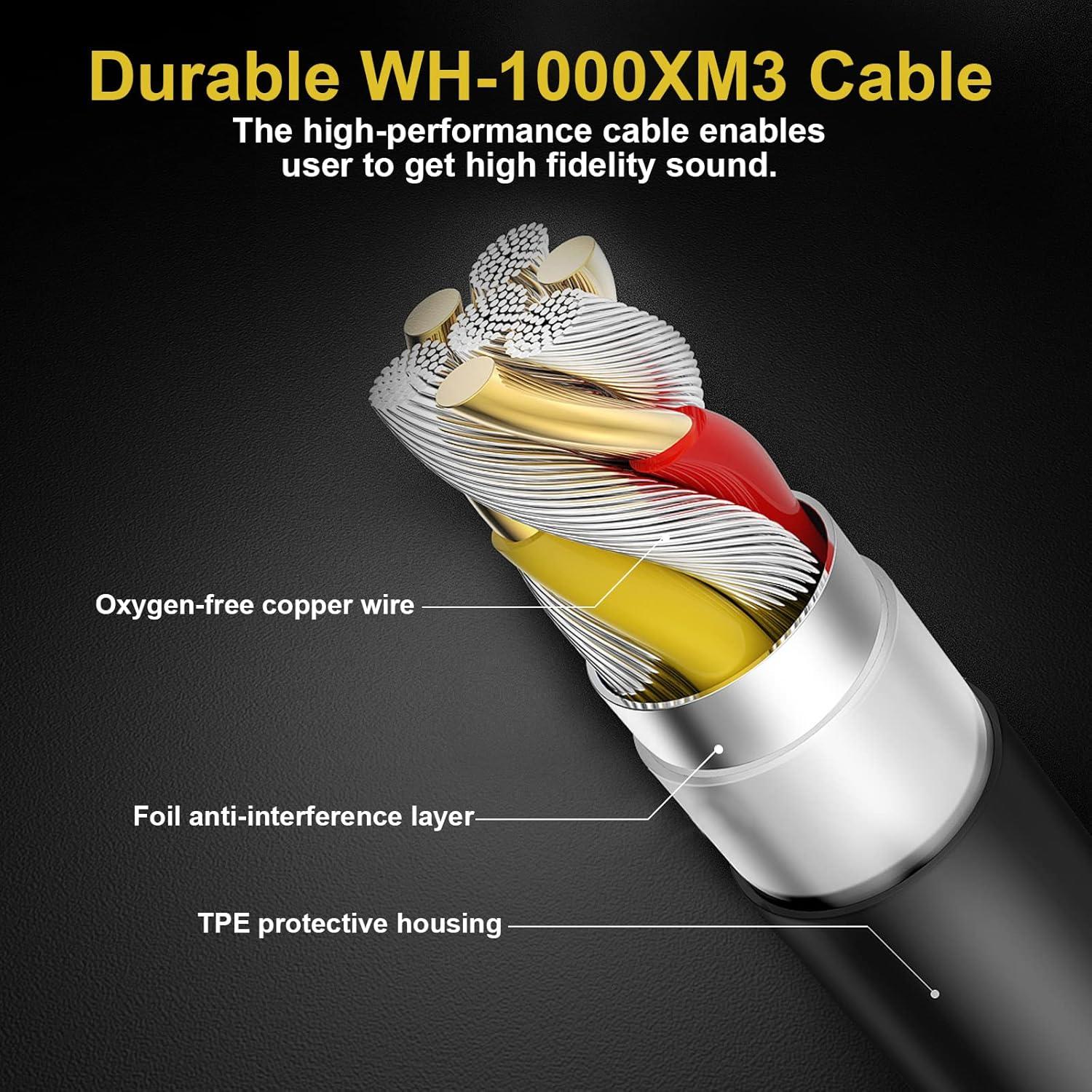 Cable de Audio de Reemplazo Koffmon para Auriculares Sony