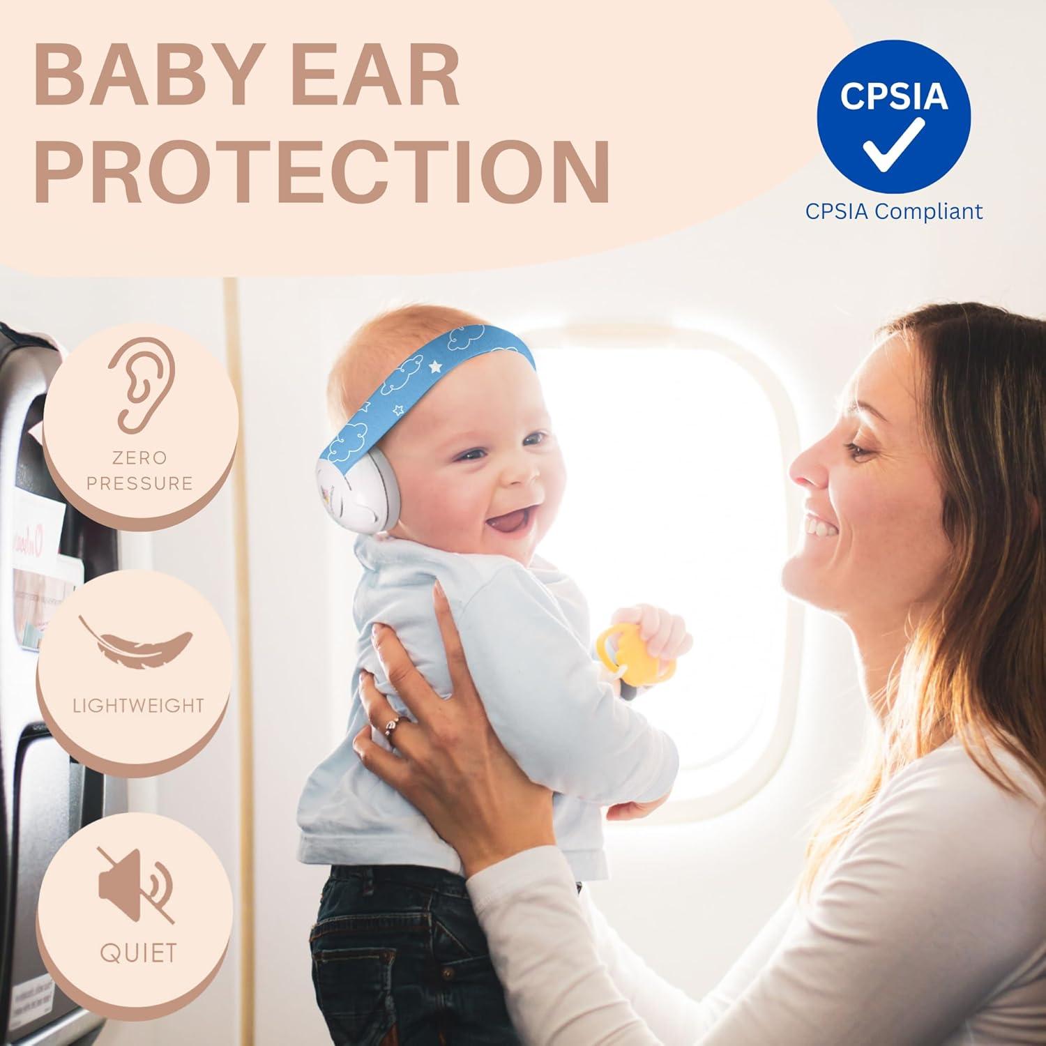 Auriculares para Bebés Aislantes de Ruido - Azul - 0-24 Meses