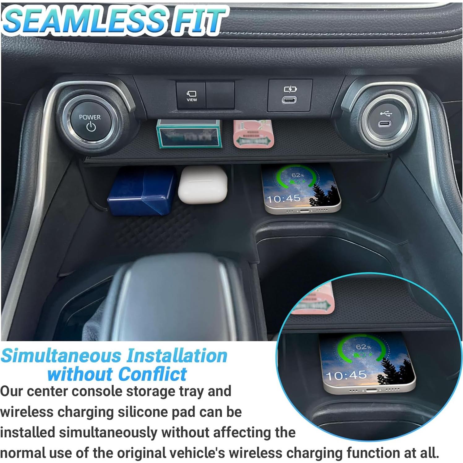 Organizador de Consola Central Sinminou para Toyota Grand Highlander 2023-2025