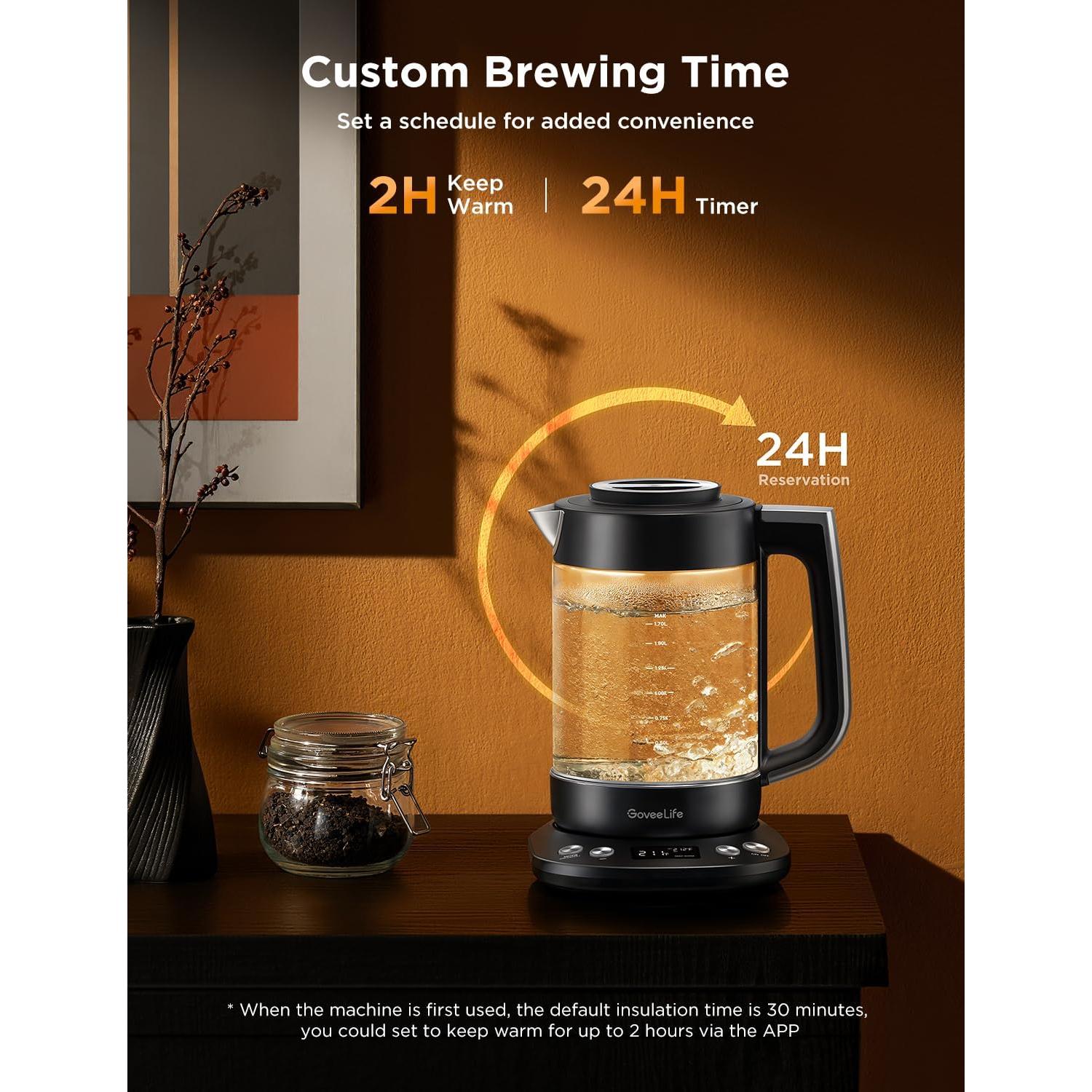 Hervidor Eléctrico GoveeLife H717A 1.7L con Infusor