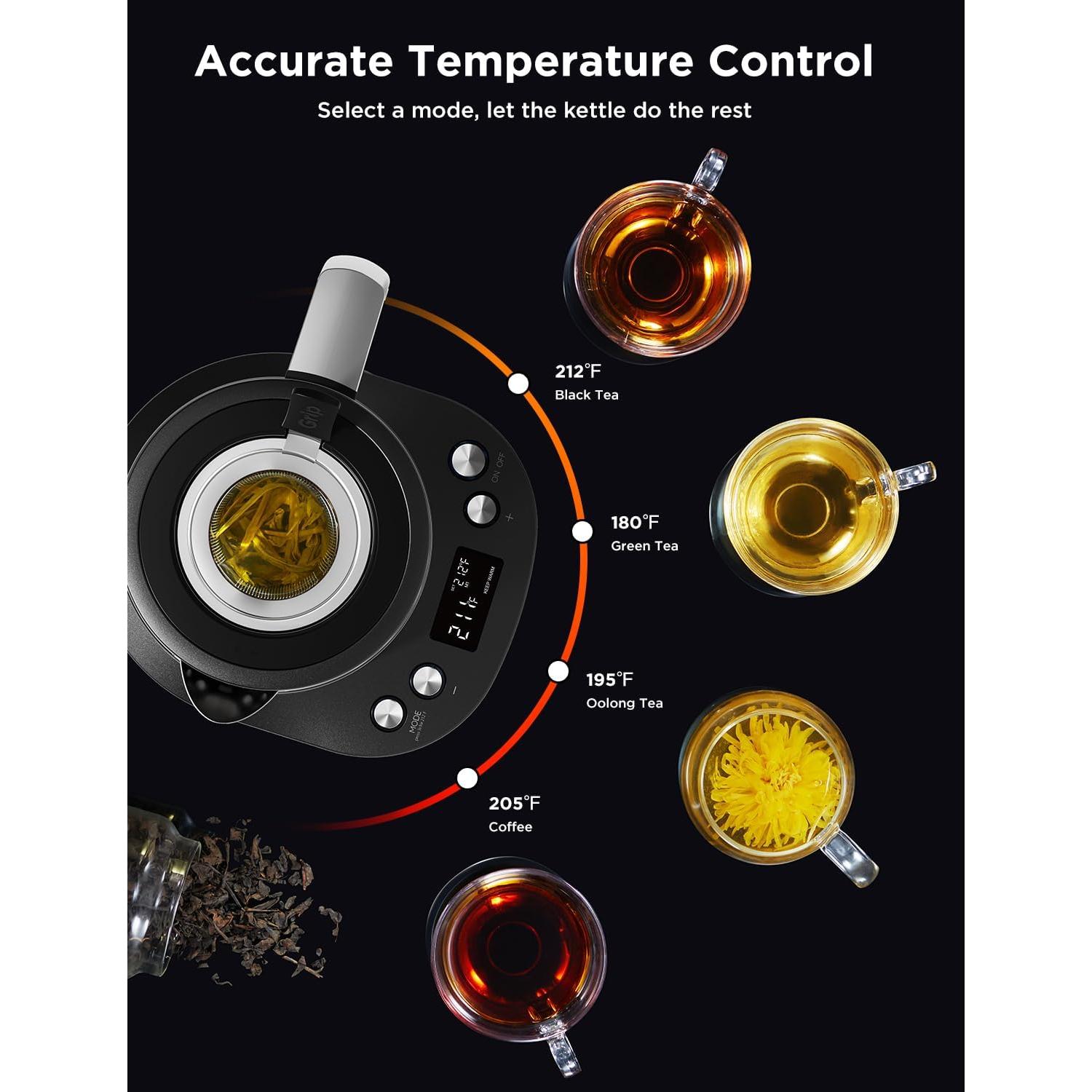 Hervidor Eléctrico GoveeLife H717A 1.7L con Infusor