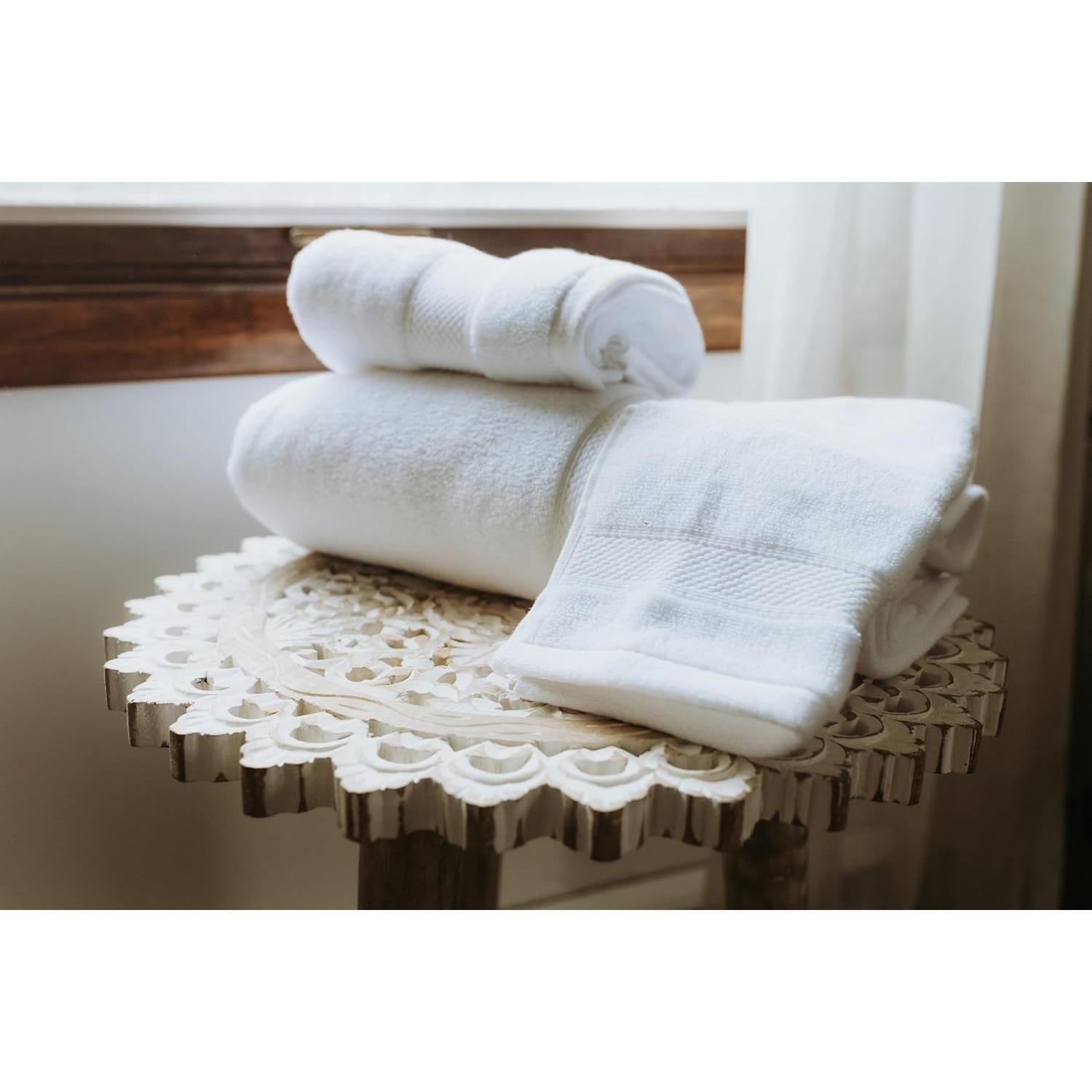 Conjunto de Toallas Diamond Peacock Alley 6 Piezas 100% Algodón