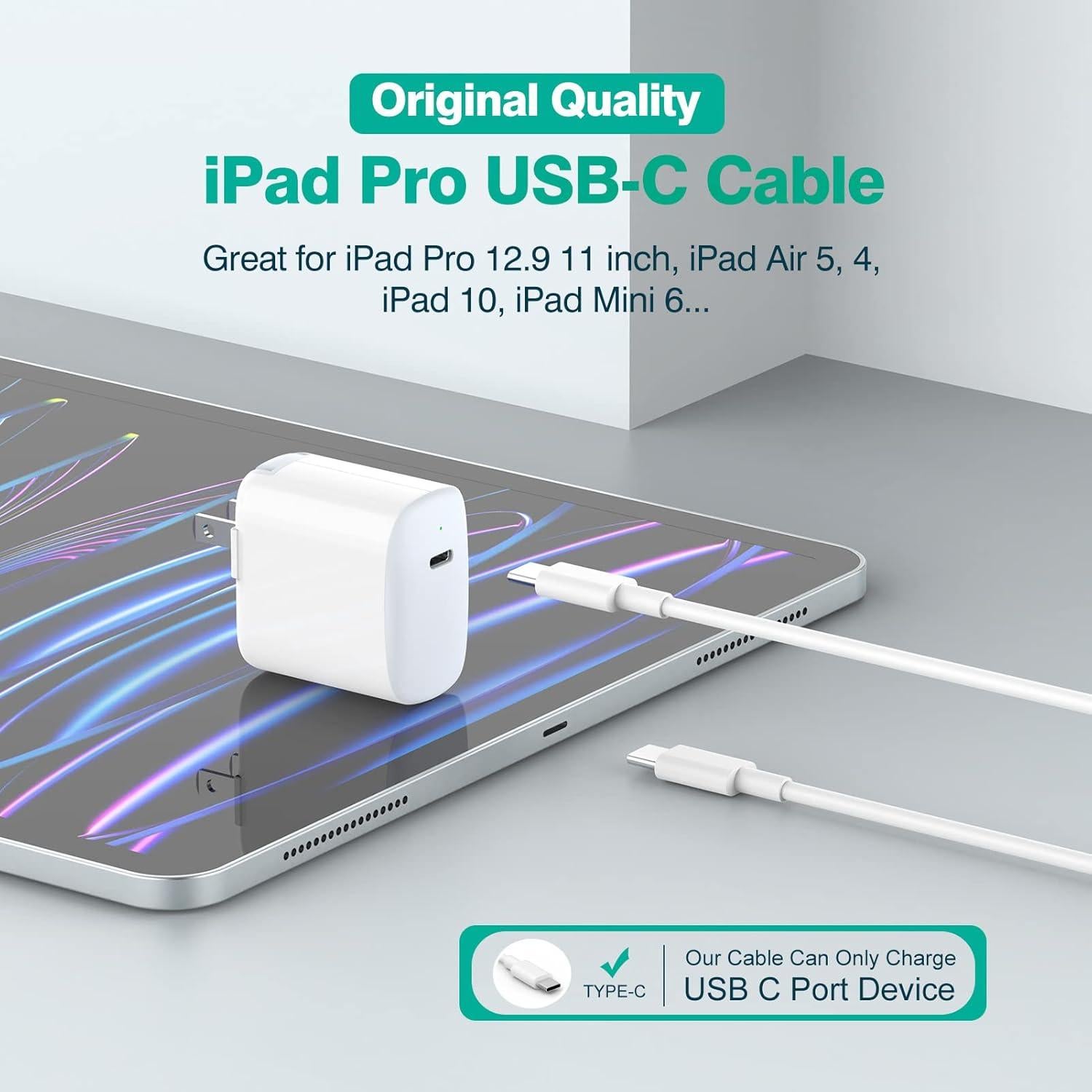 Cable USB C a USB C IFEART 2m Carga Rápida 2 Pack