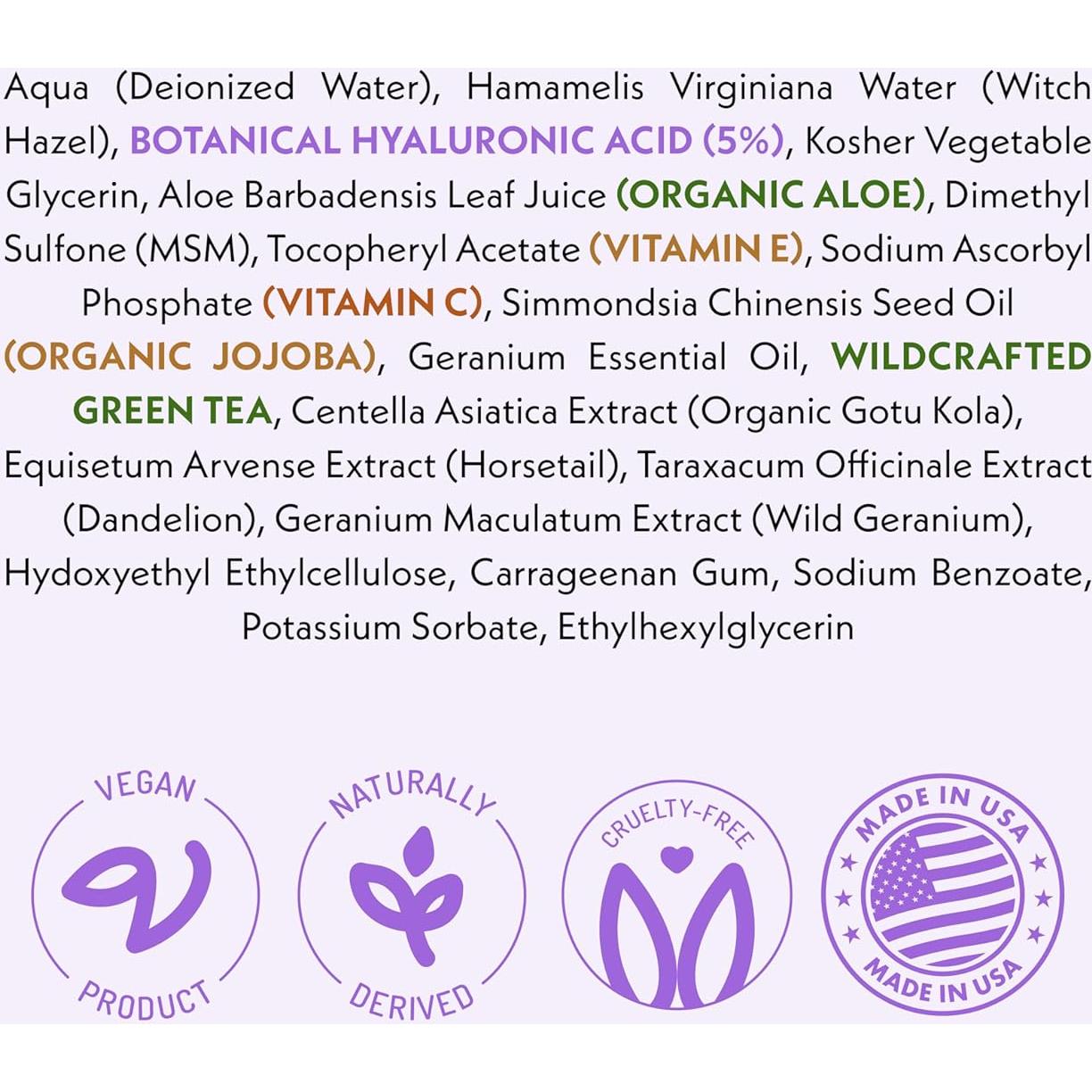 Suero Hidratante Facial Eve Hansen 28.35 ml Ácido Hialurónico Vitamina C