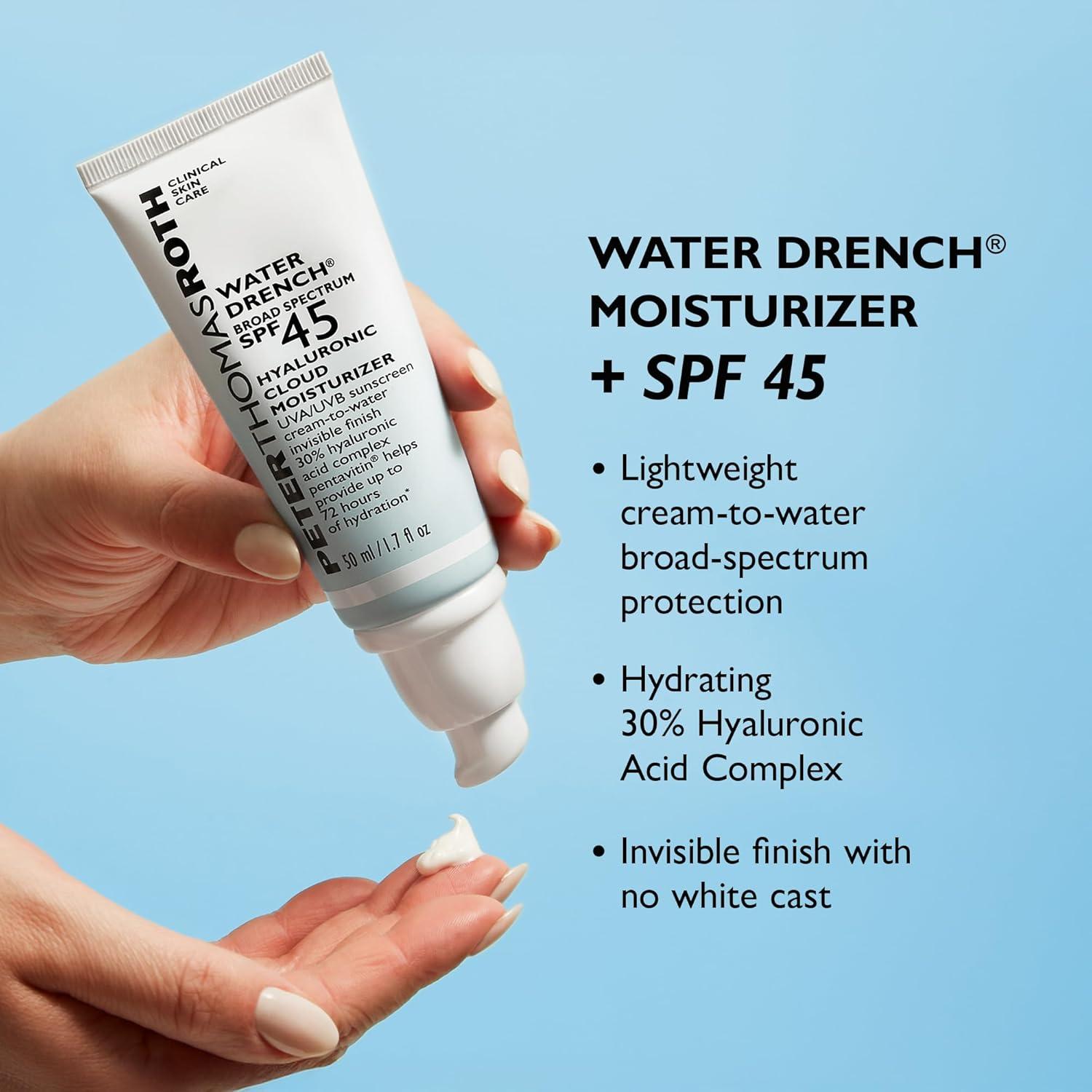 Hidratante Nubloso Peter Thomas Roth Ácido Hialurónico SPF 45