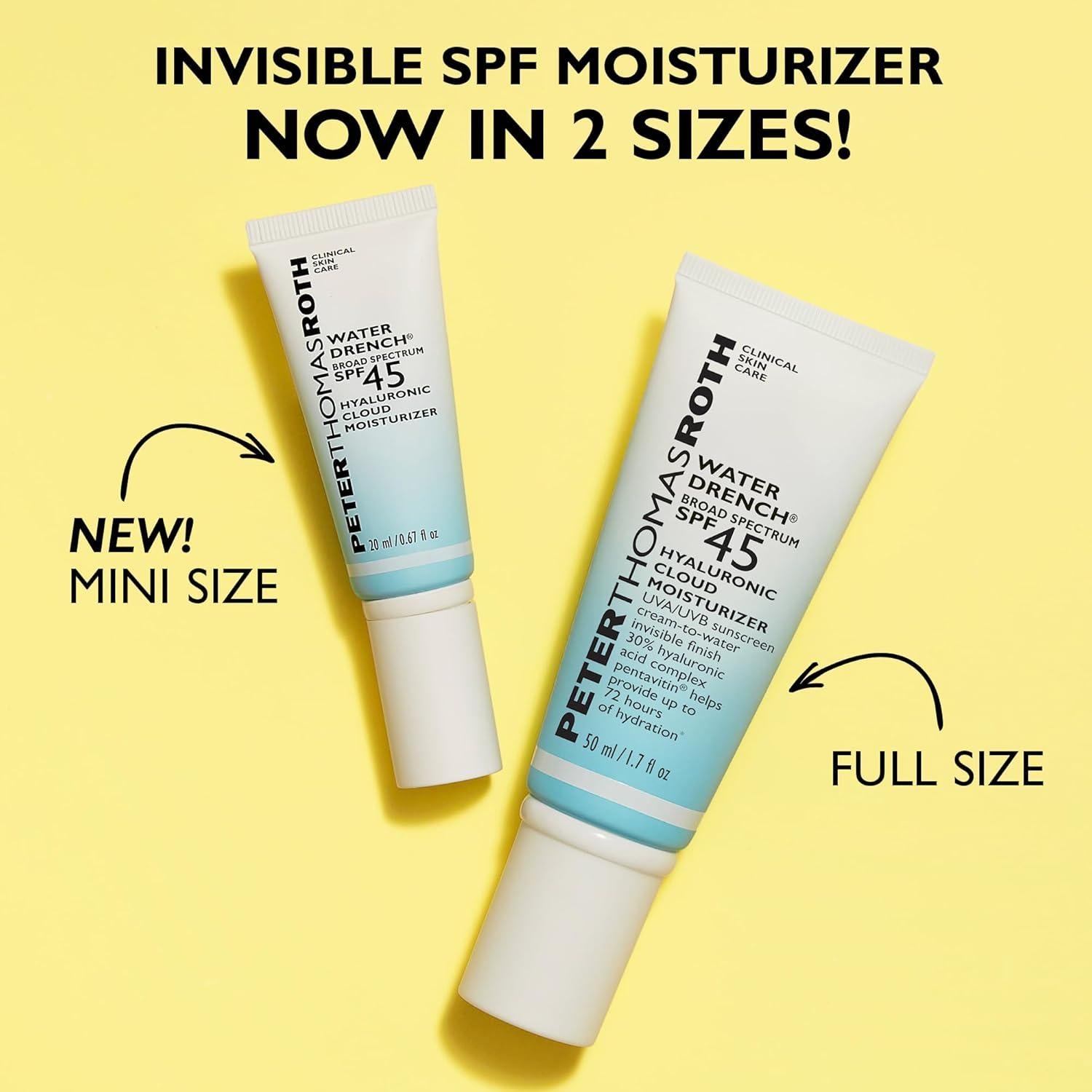 Hidratante Nubloso Peter Thomas Roth Ácido Hialurónico SPF 45