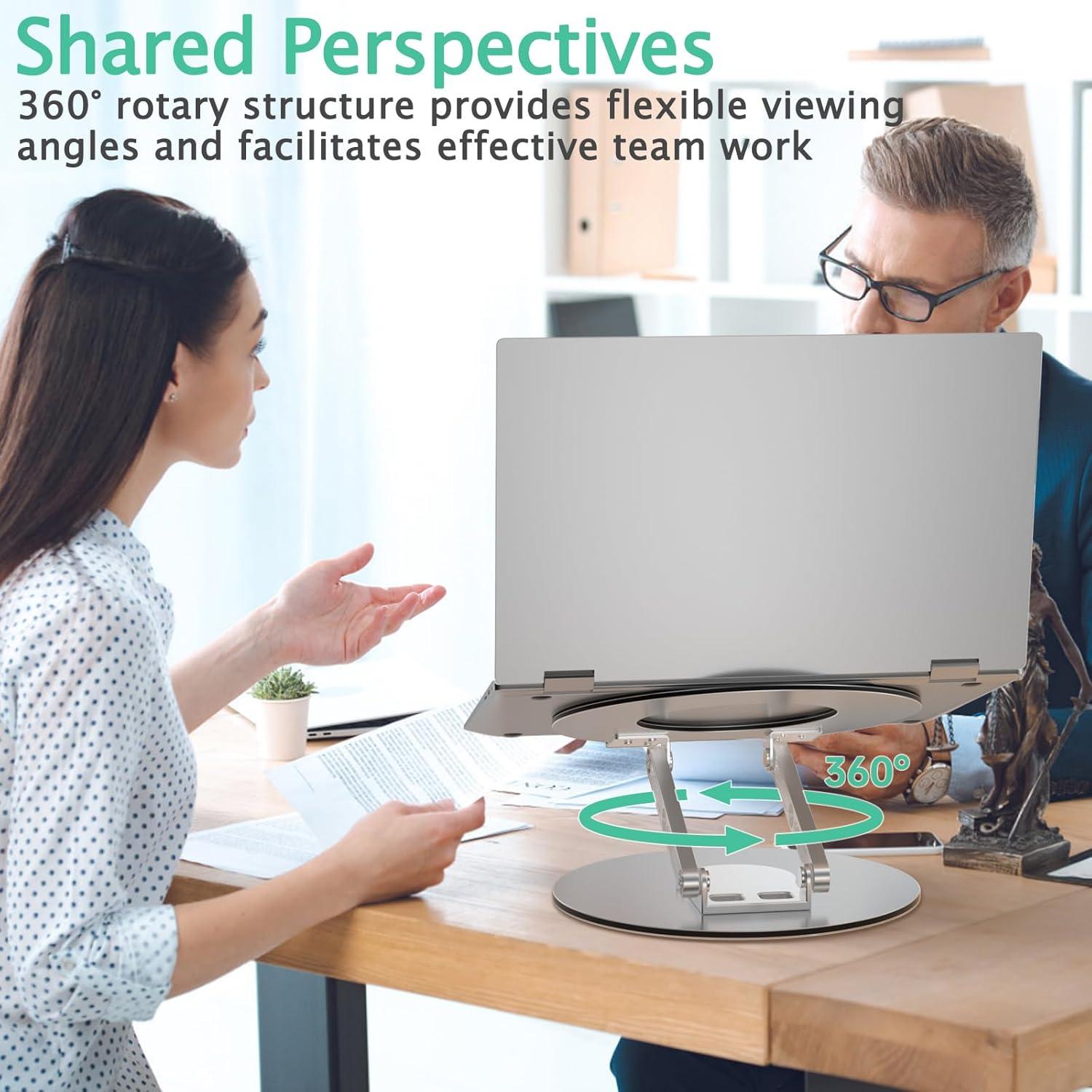 Soporte para Laptop Ergonómico GleYo TM2 Ajustable 360°