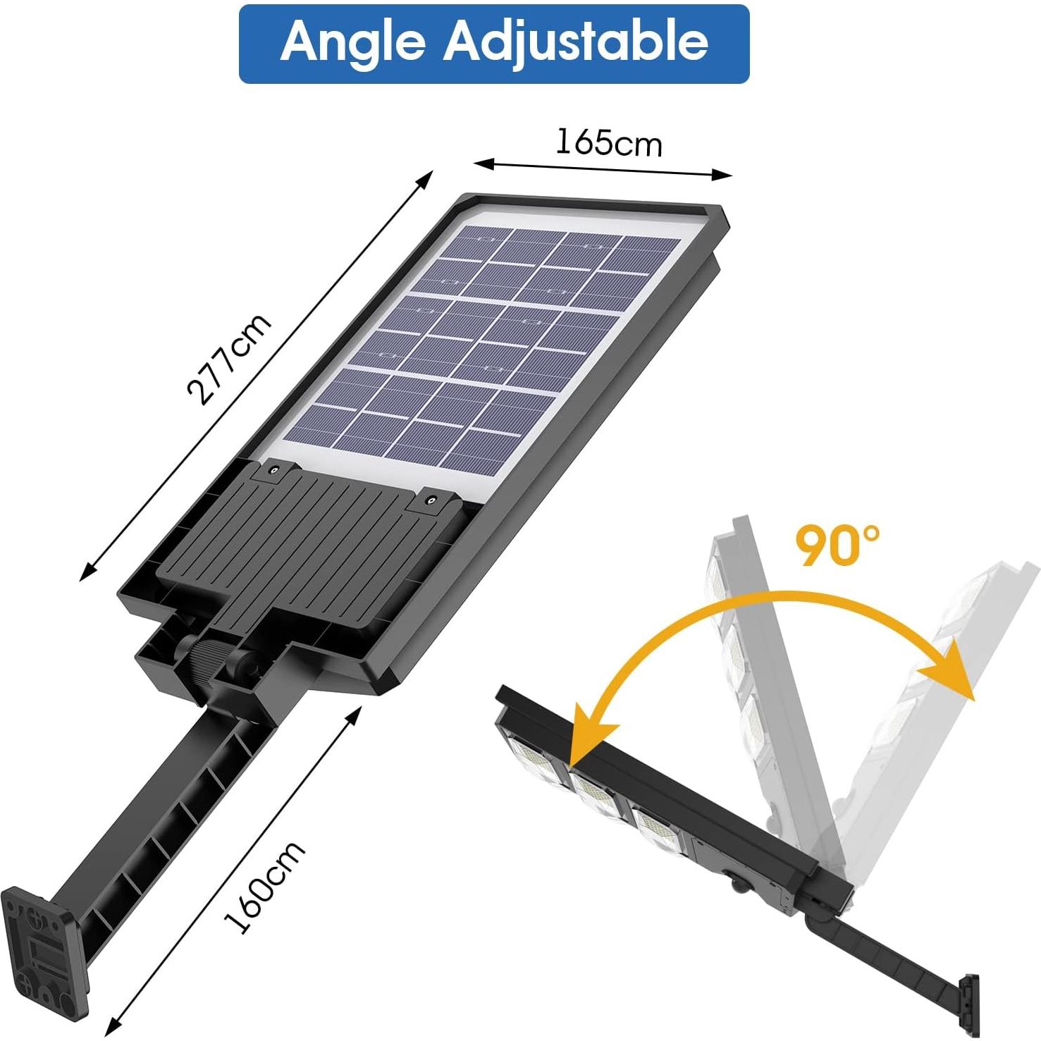 Luces Solares GORLDE 150W LED 8000LM con Sensor y Control Remoto