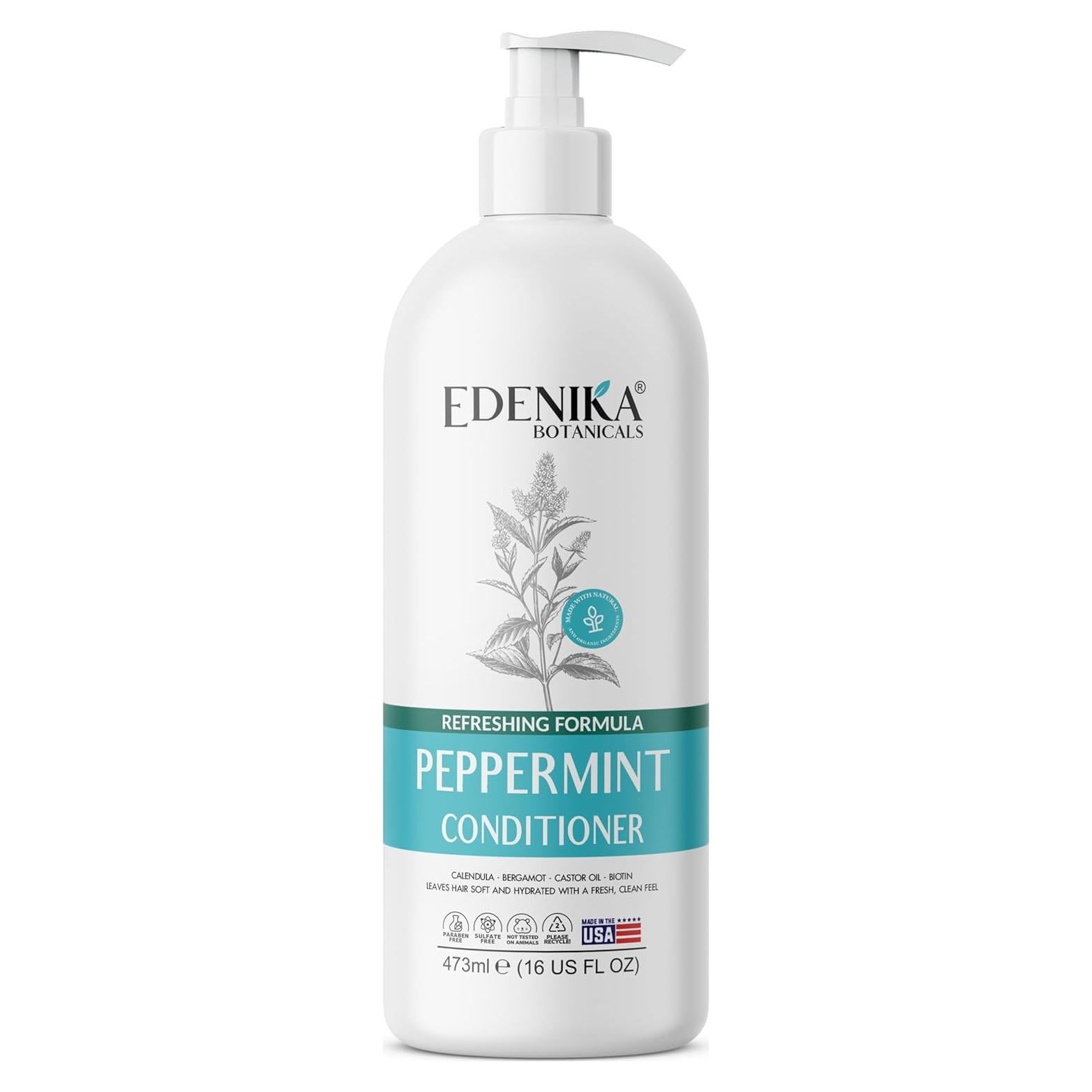 Acondicionador Vegano Edenika de Menta y Caléndula 473 ml