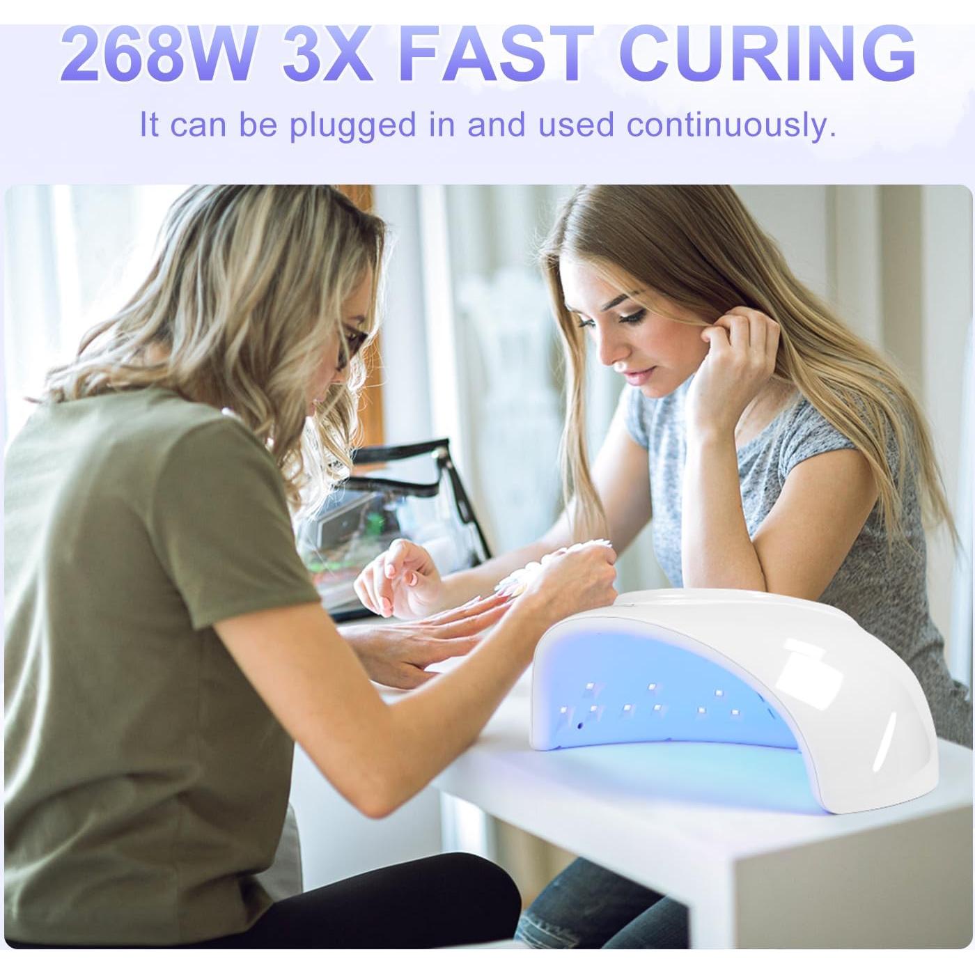 Lámpara UV para Uñas NXJ INFILILA 268W con 66 LEDs