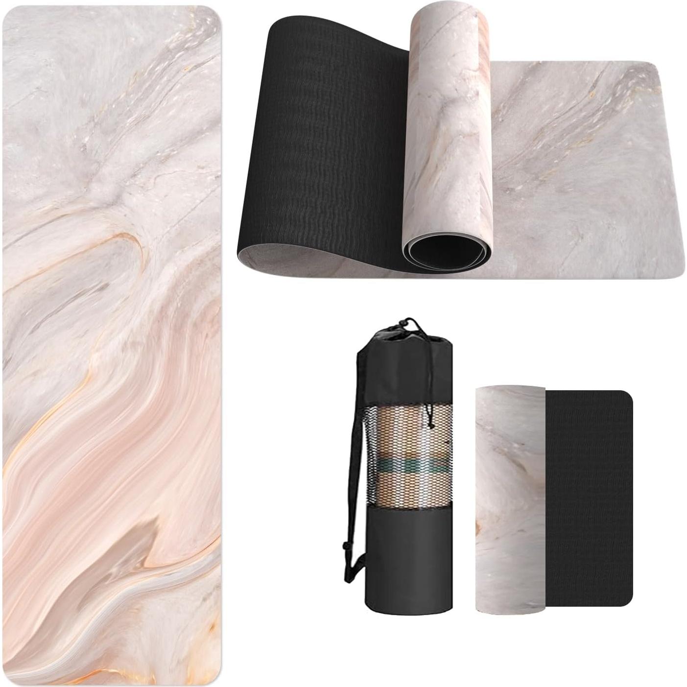 Esterilla de Yoga FOLAI 6mm Antideslizante con Correa