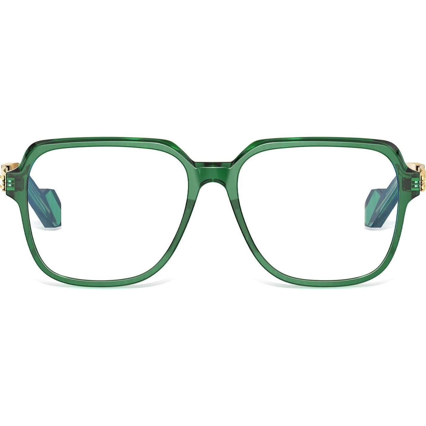 Gafas Bloqueo Luz Azul VISOONE Ryan Cuadradas TR90 Verde Albahaca