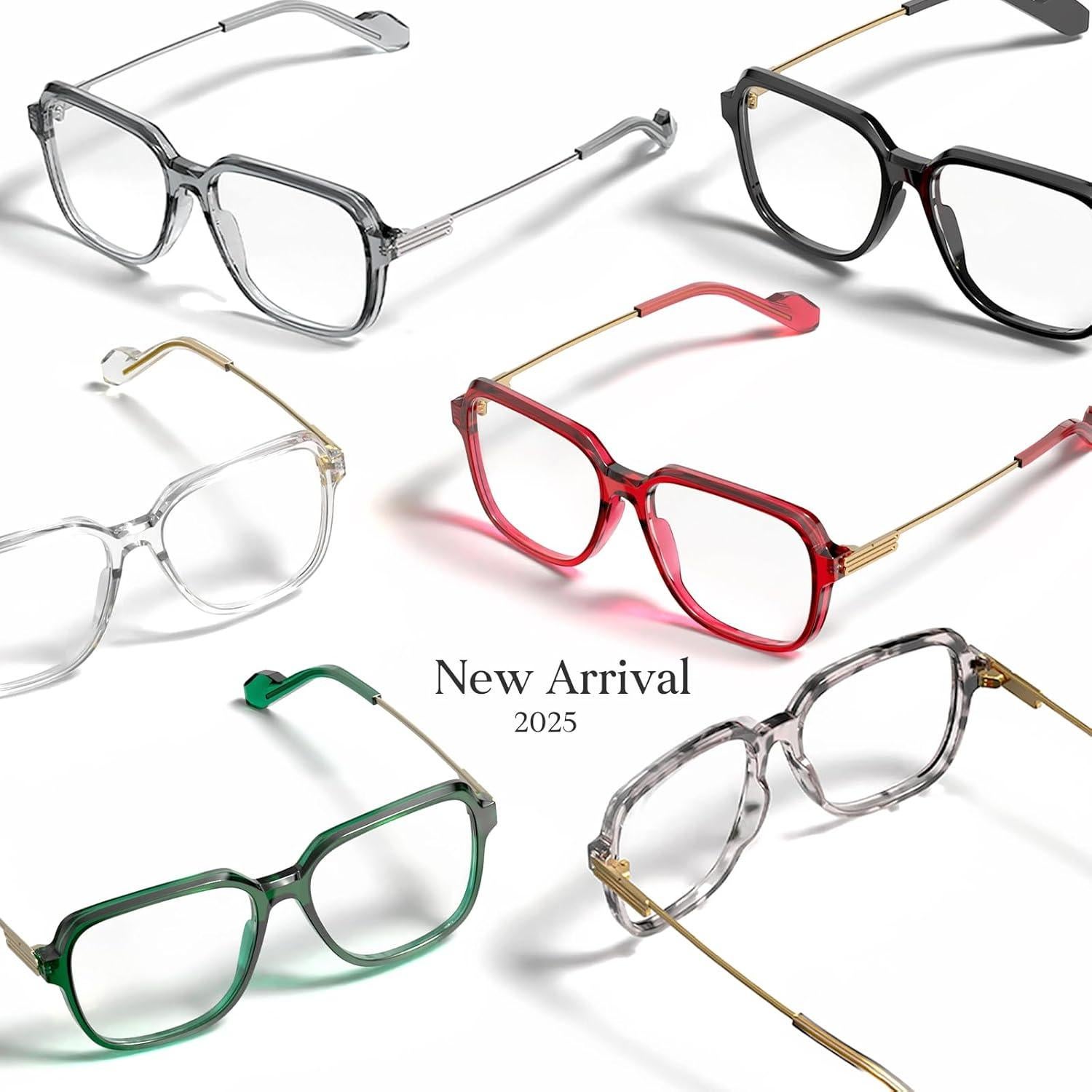 Gafas Bloqueo Luz Azul VISOONE Ryan Cuadradas TR90 Verde Albahaca