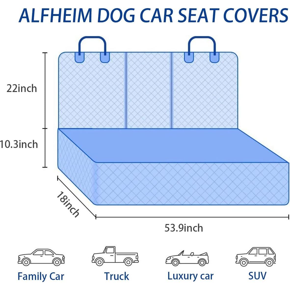 Funda de Asiento para Perros BESULEN Impermeable Universal Negro